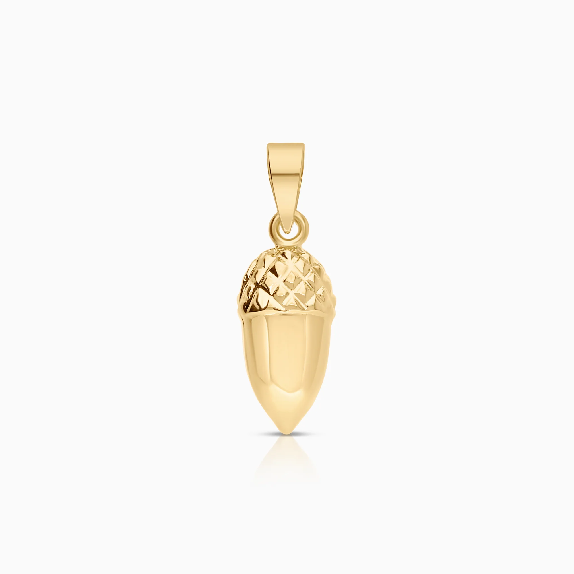 Acorn pendant 0.51g 18K gold