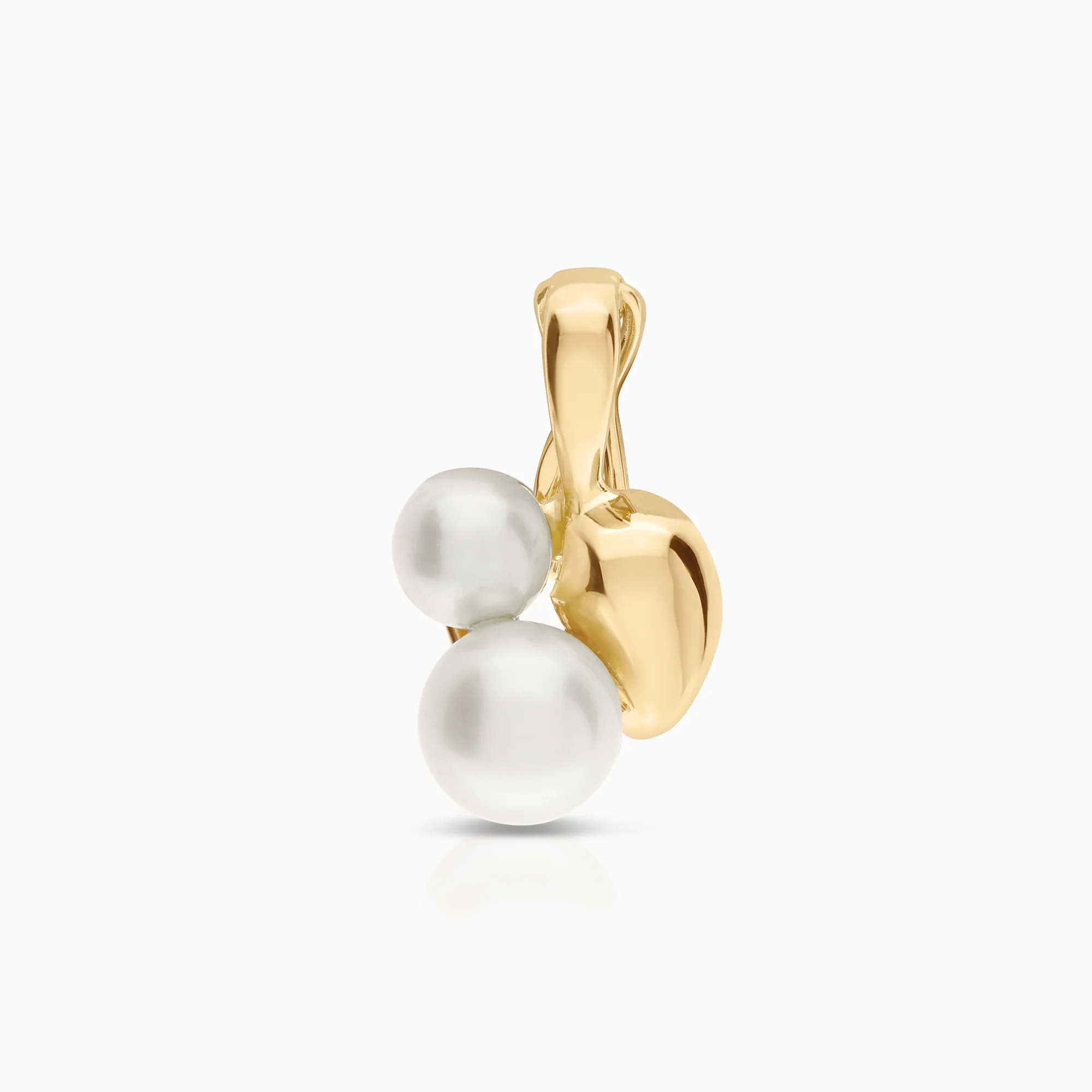 Pendant with pearls 1.86g 18K gold