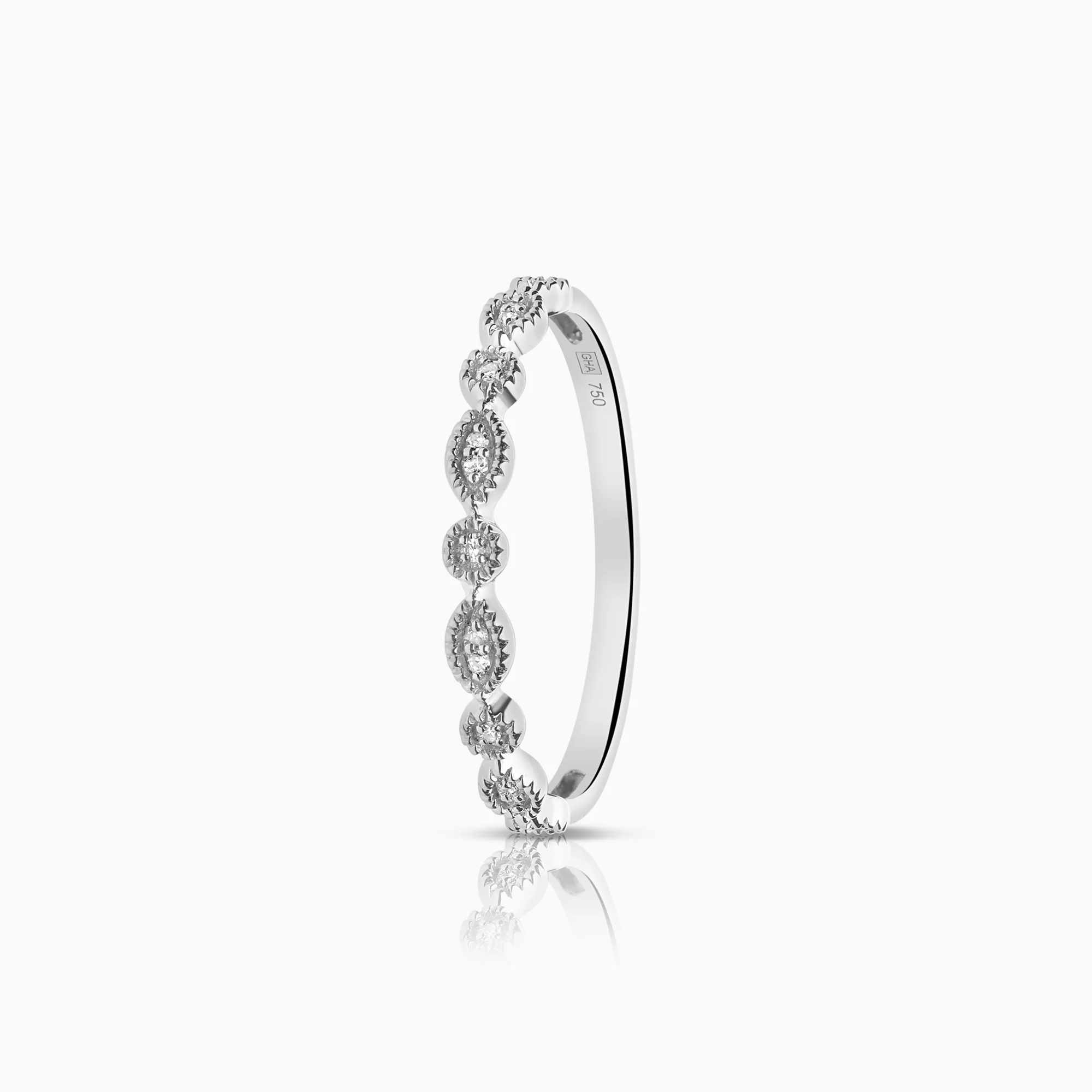 Eternity Ring 0.05ct 18K white gold