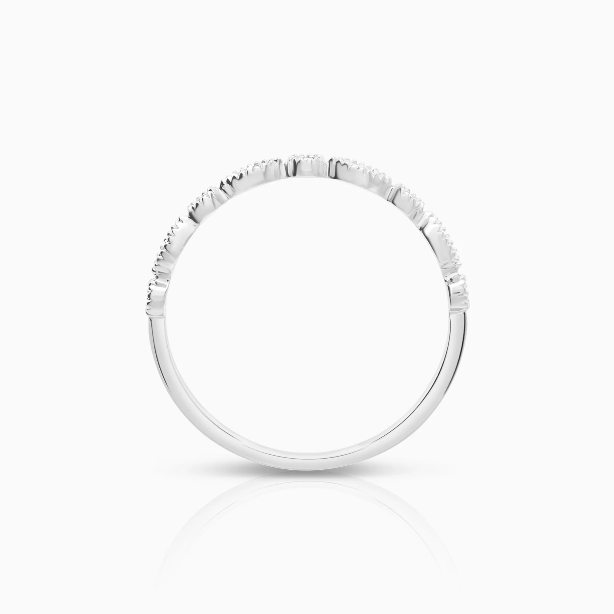 Eternity Ring 0.05ct 18K white gold - Image 2