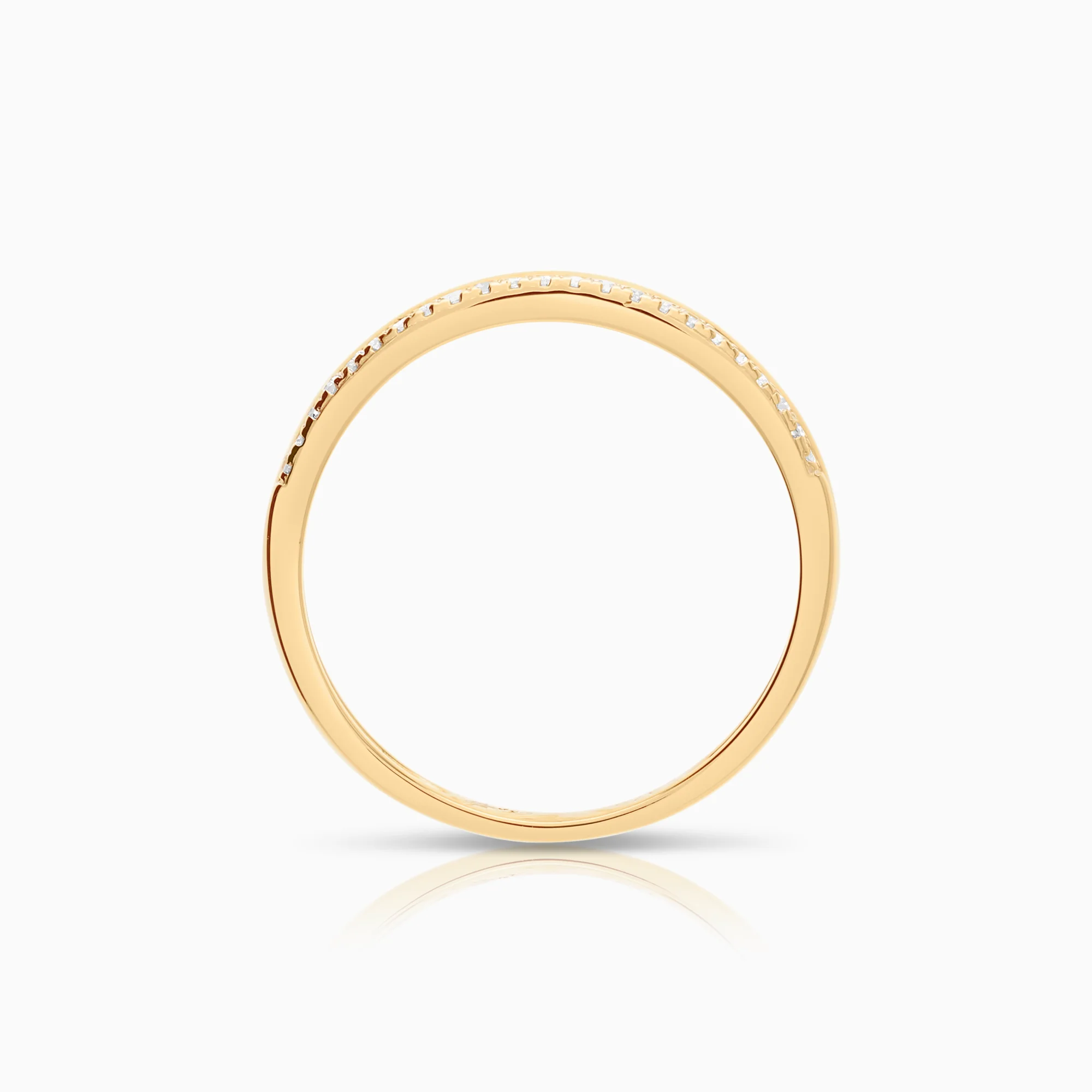 Eternity Ring 0.08ct 9K gold - Image 2