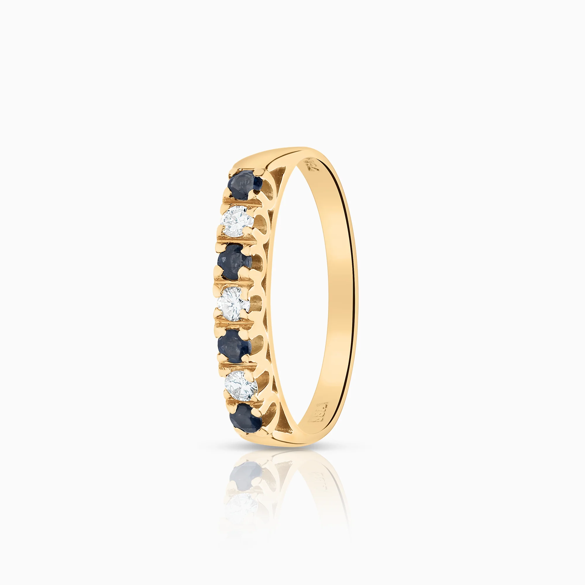 Eternity Ring sapphires 0.09ct 18K gold