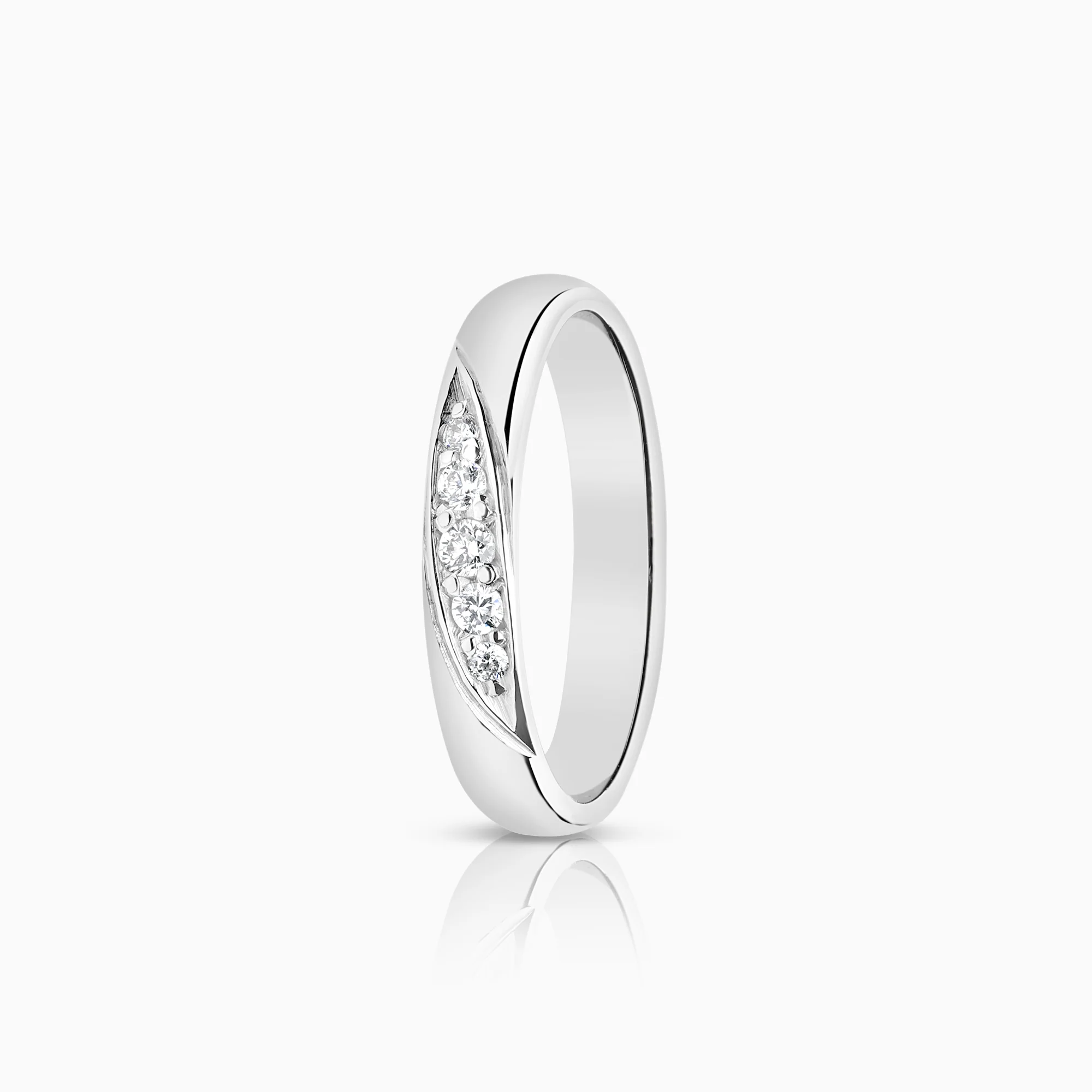 Eternity Ring 0.09ct 18K white gold