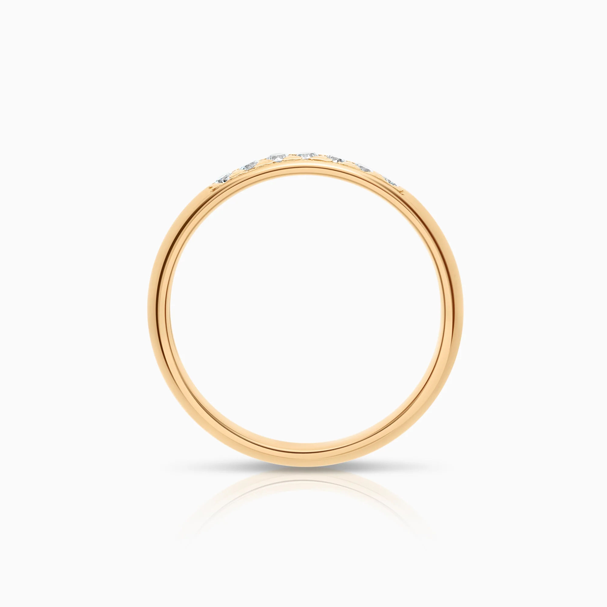Eternity ring 0.14ct 18K gold - Image 2