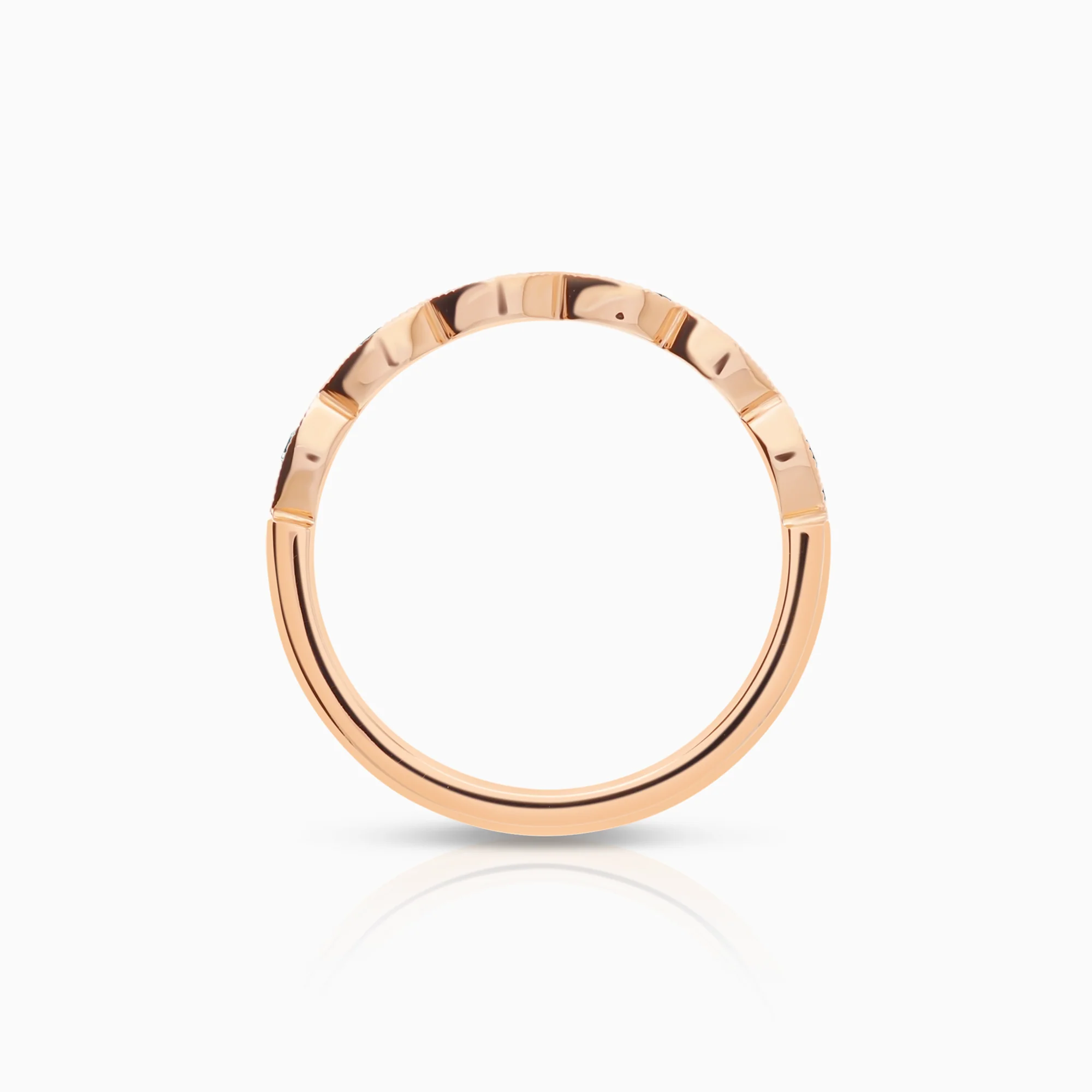 Eternity Ring 0.18ct 18K rose gold - Image 2
