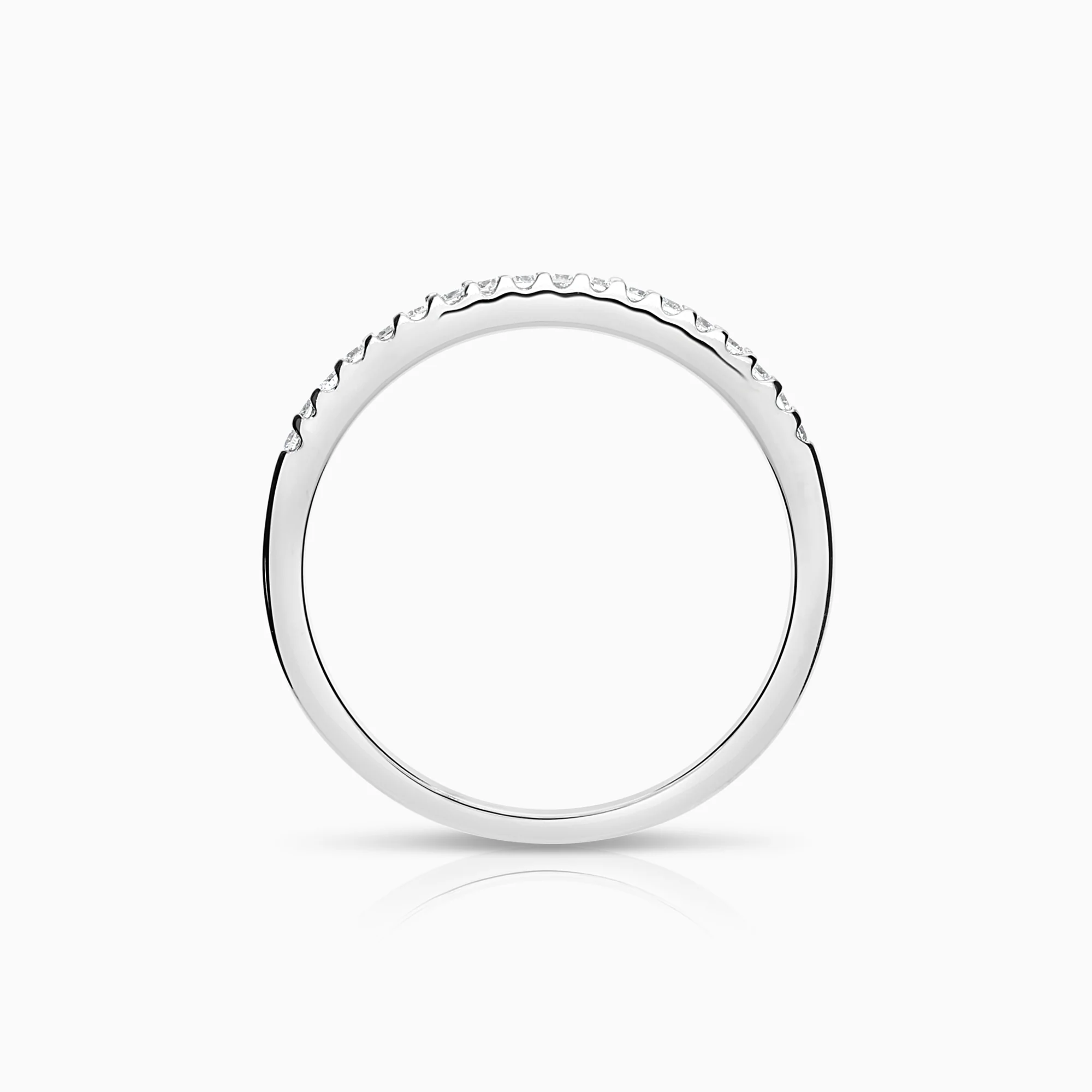 Eternity ring 0.18ct 18K white gold - Image 2