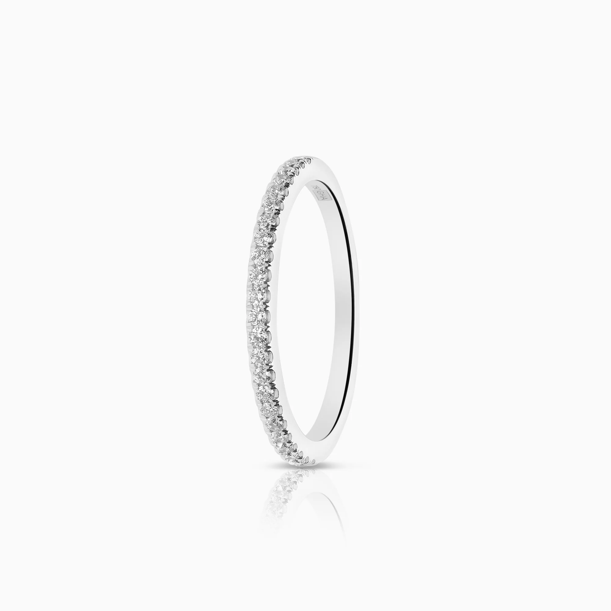 Eternity ring 0.18ct 18K white gold