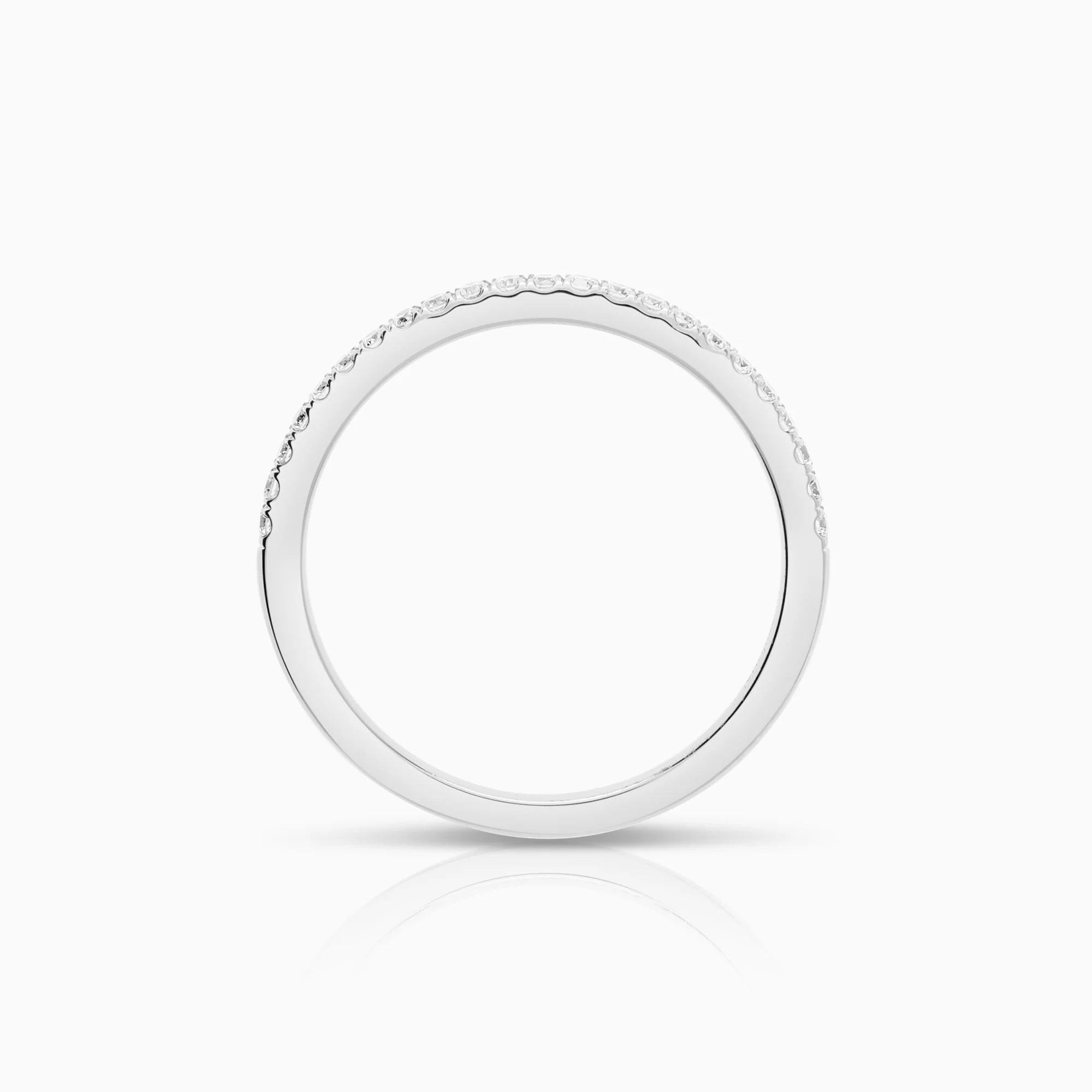 Eternity ring 0.18ct 18K white gold - Image 2