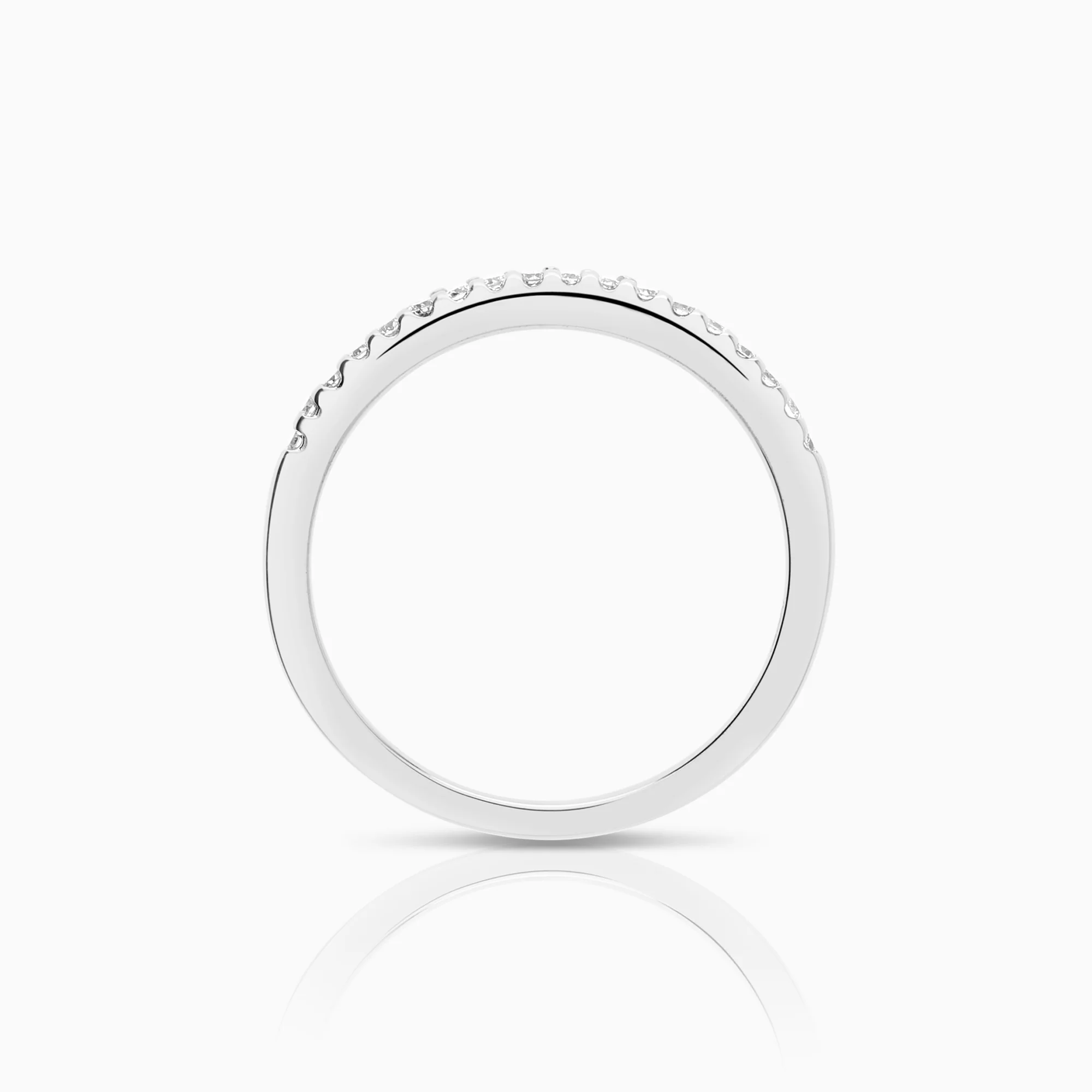 Eternity ring 0.18ct 18K white gold - Image 2