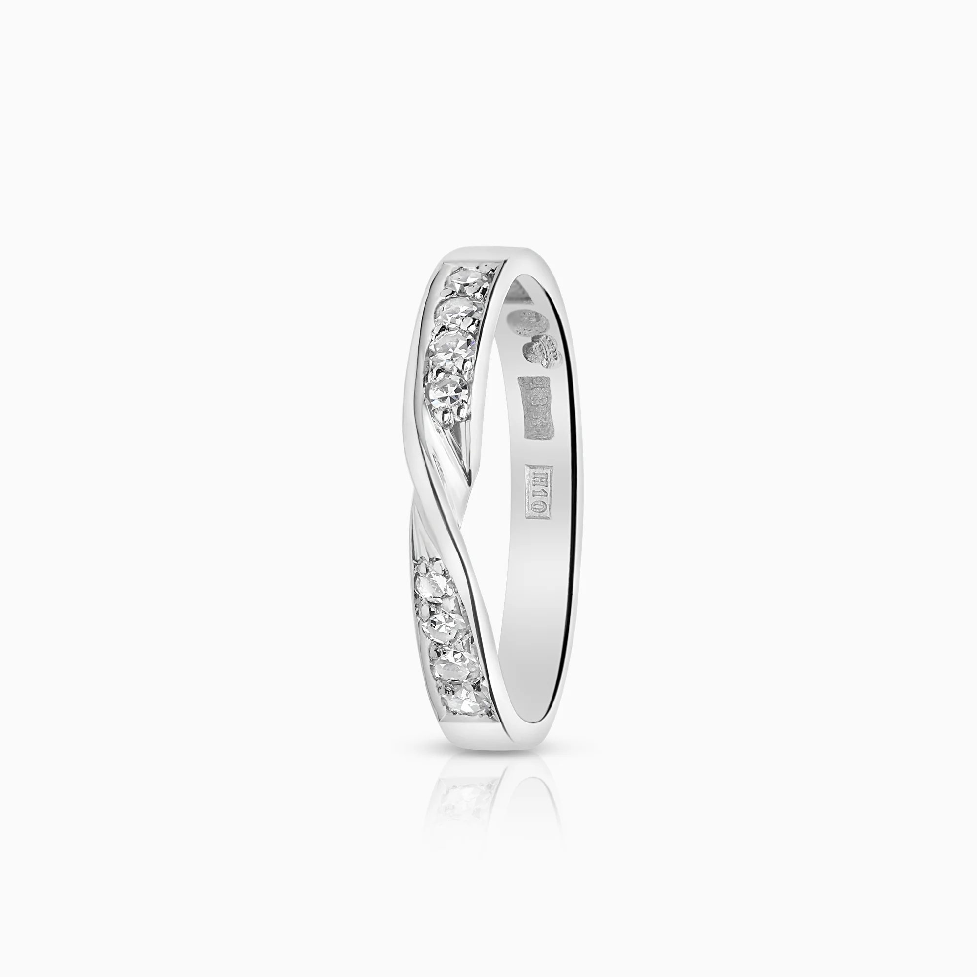 Eternity Ring 0.19ct 18K white gold