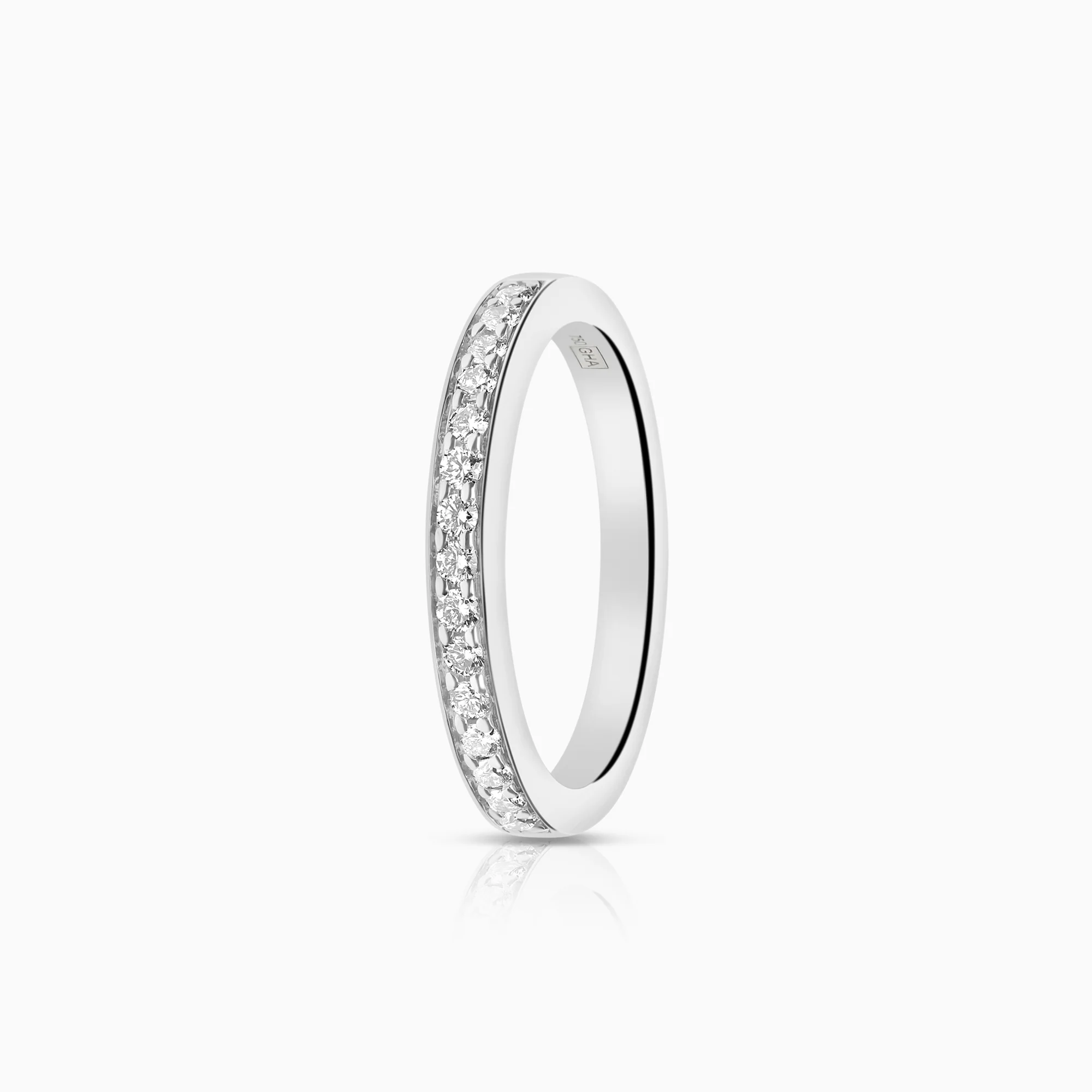 Eternity Ring 0.19ct 18K white gold