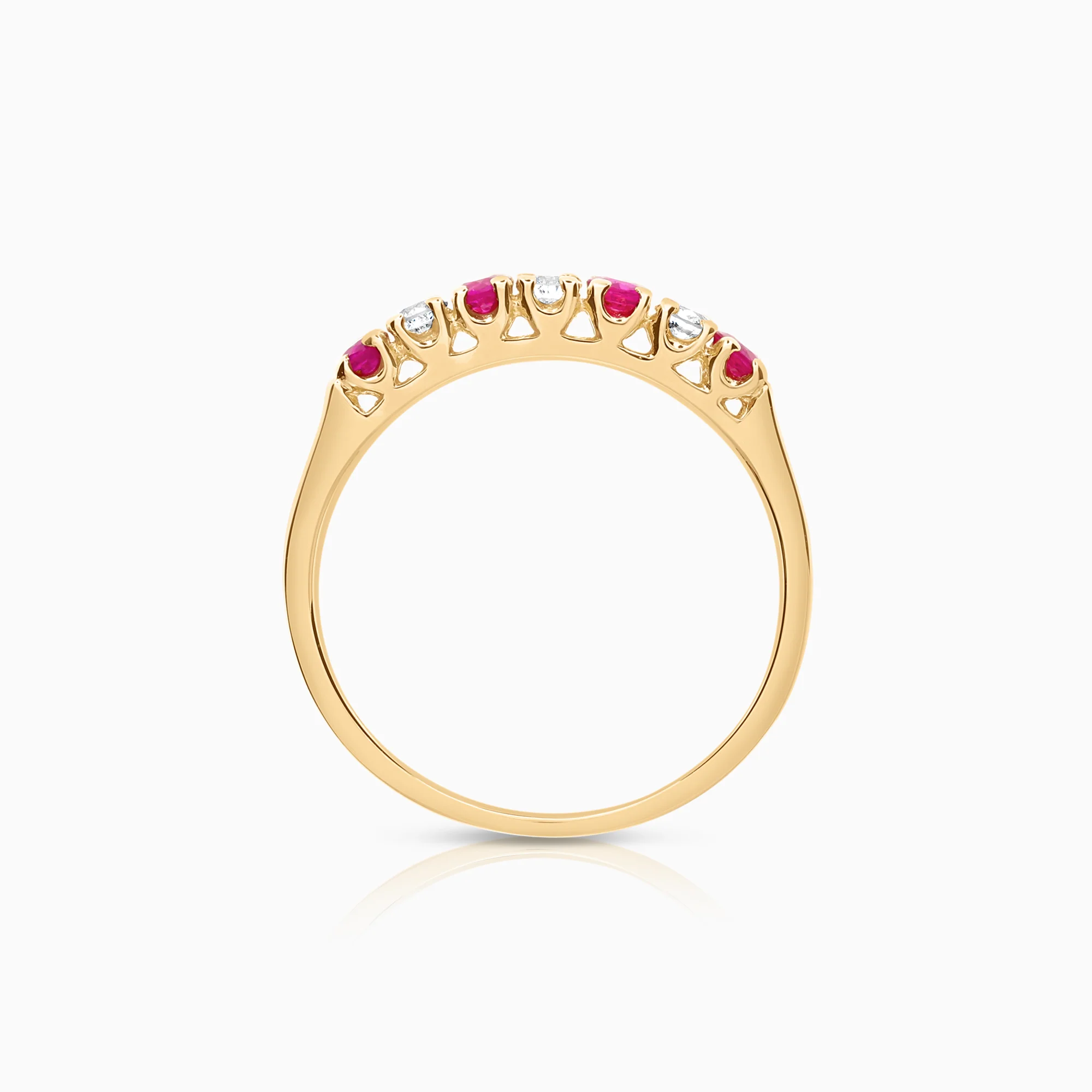 Eternity Ring rubies 0.21ct 18K gold - Image 2