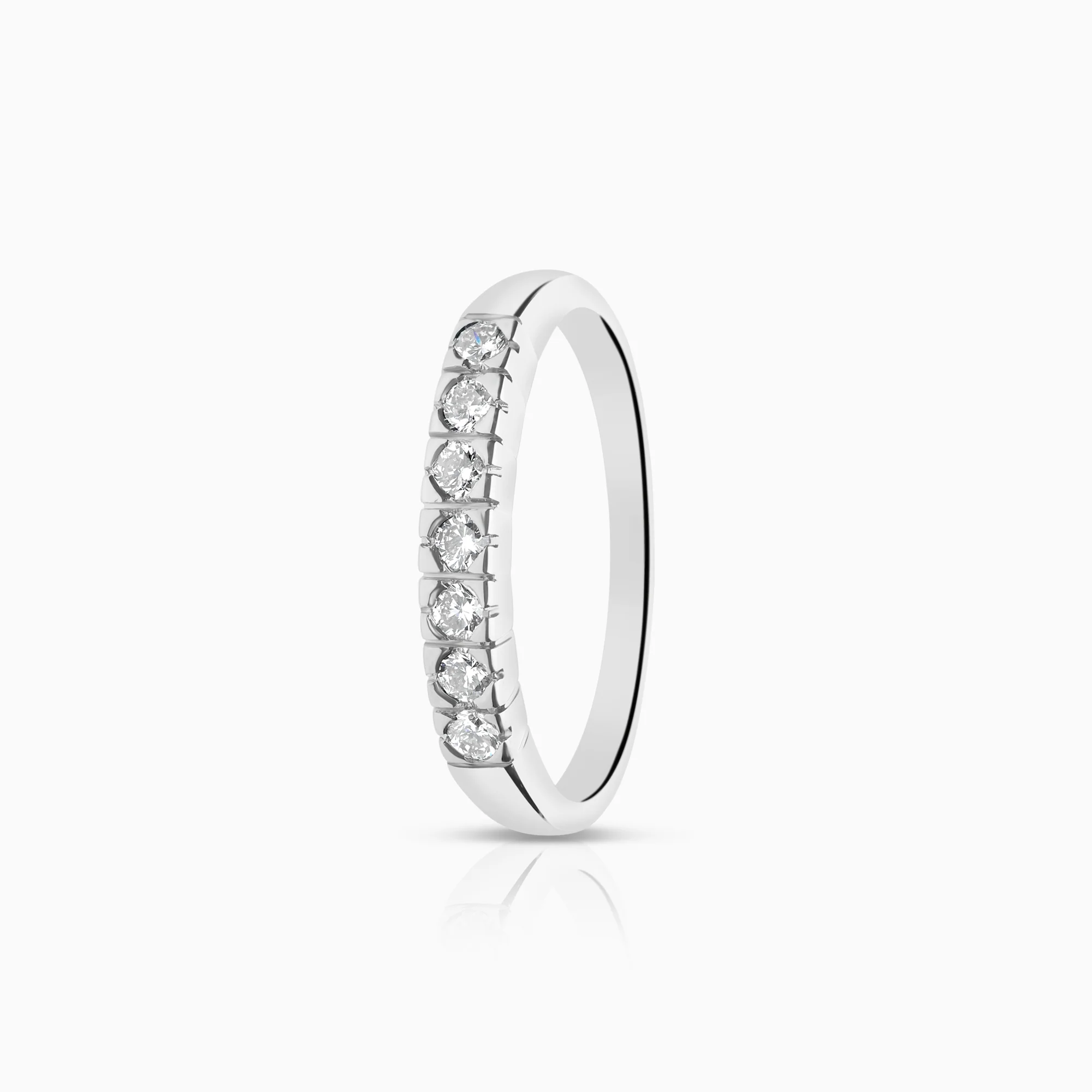 Eternity Ring 0.21ct 18K white gold