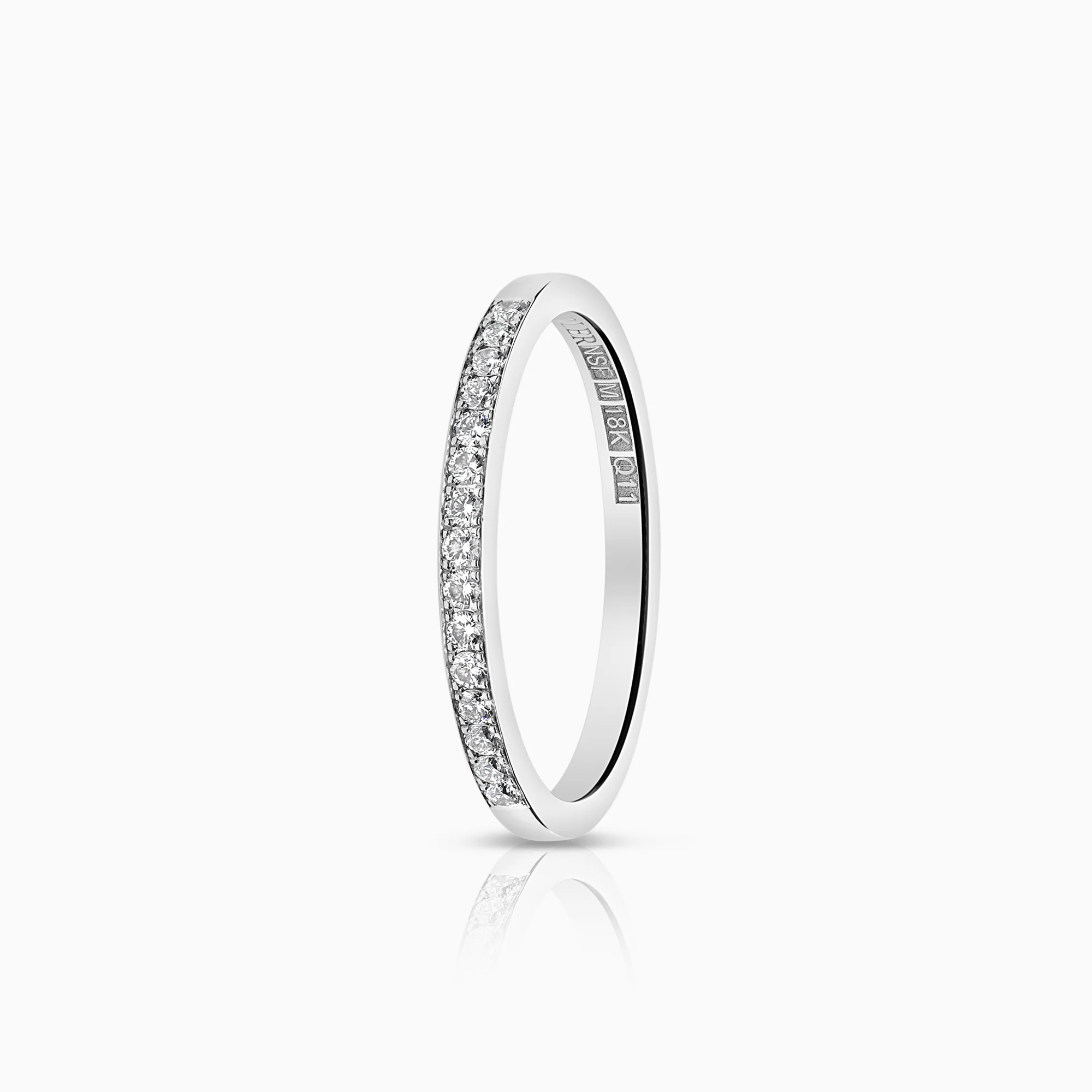 Eternity Ring 0.22ct 18K white gold