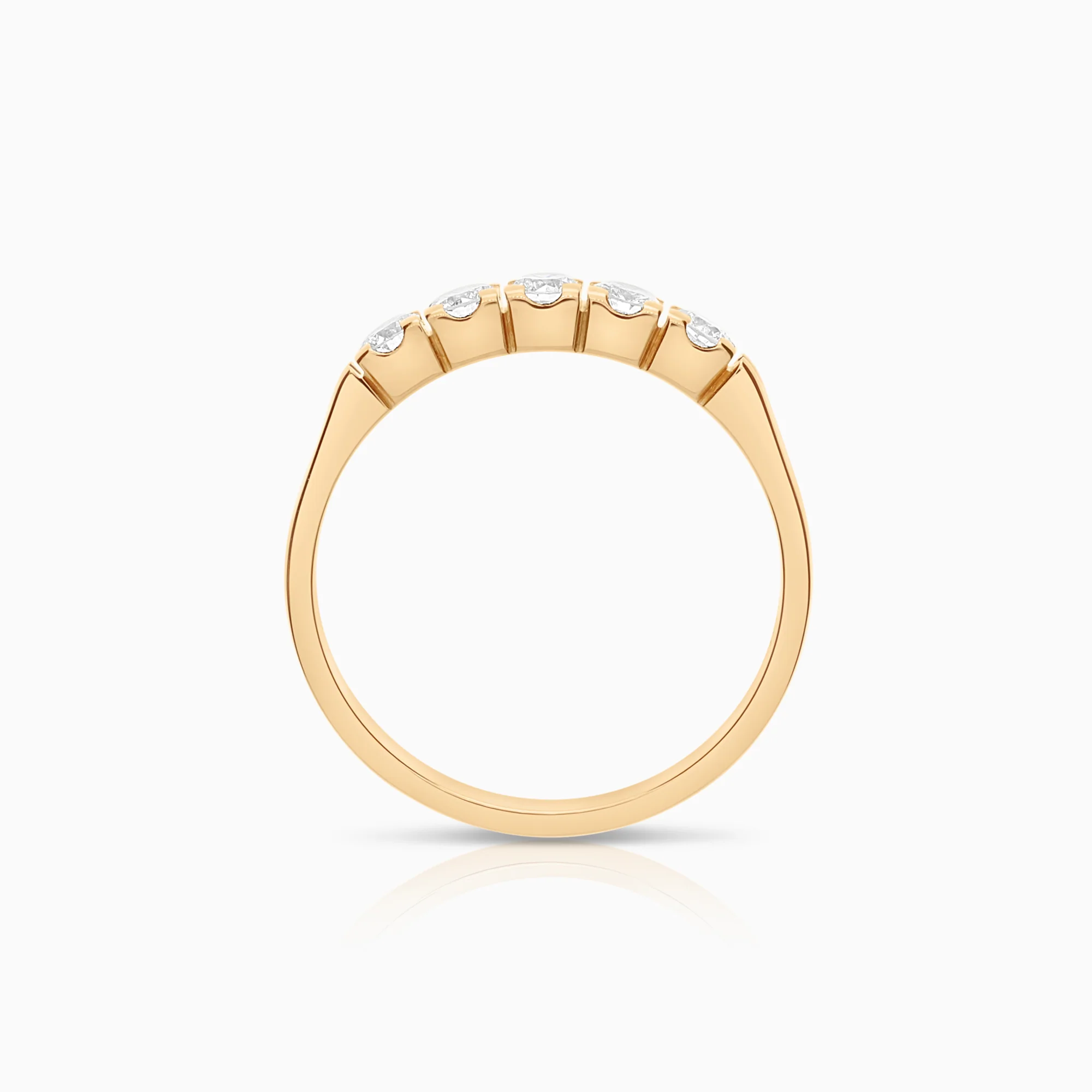 Eternity ring 0.30ct 18K gold - Image 2