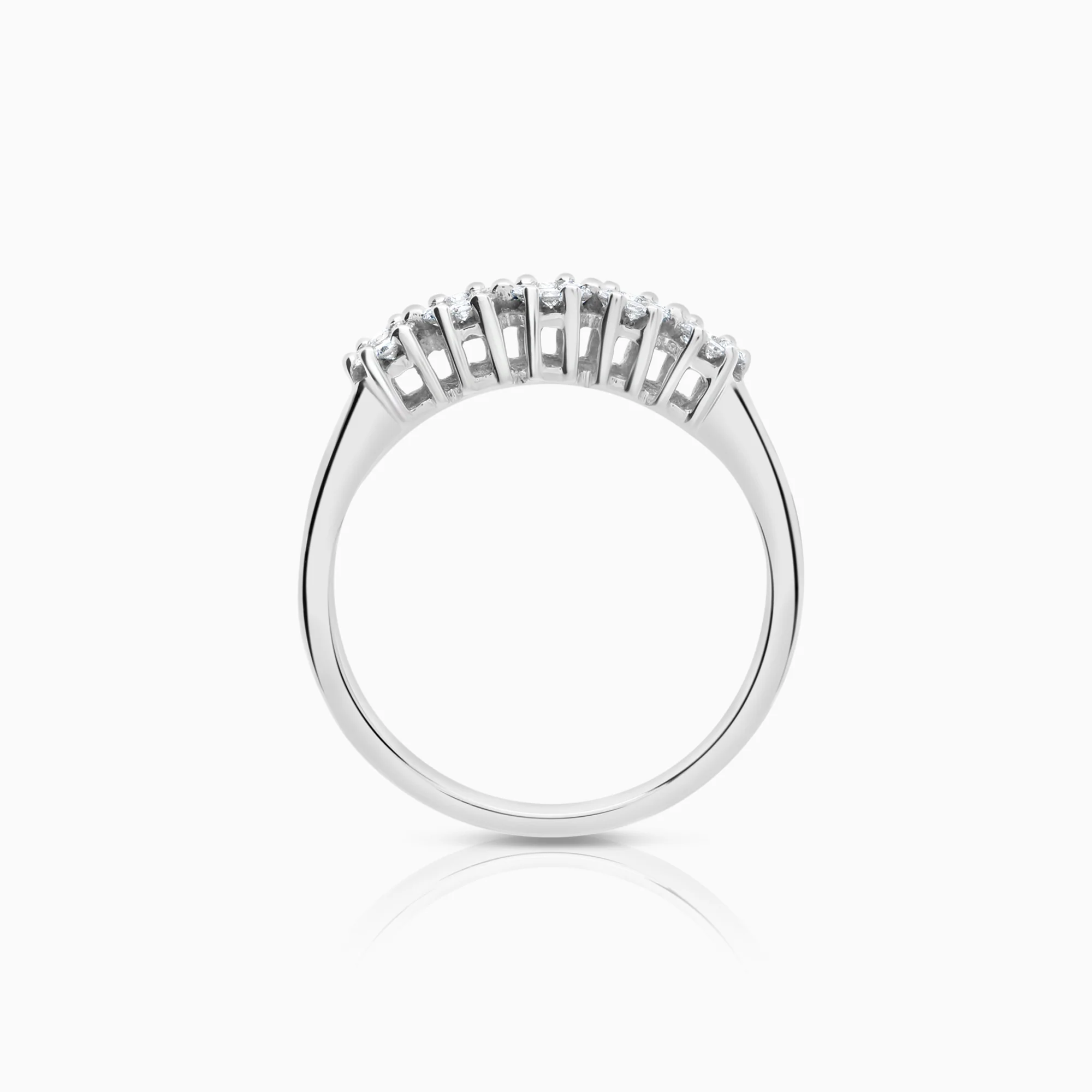 Diamond ring 0.40ct 18K white gold - Image 2