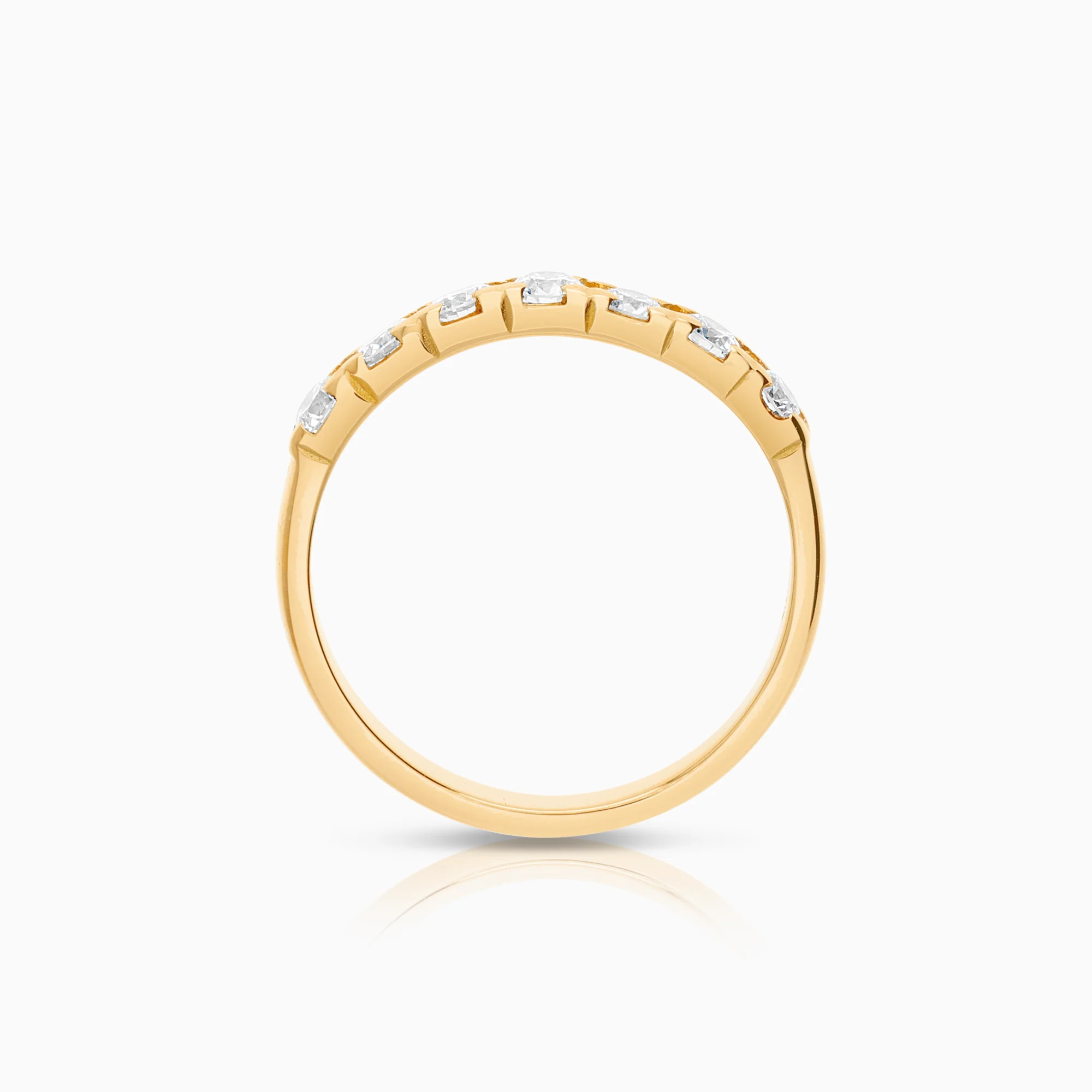 Eternity ring 0.42ct 18K gold - Image 2