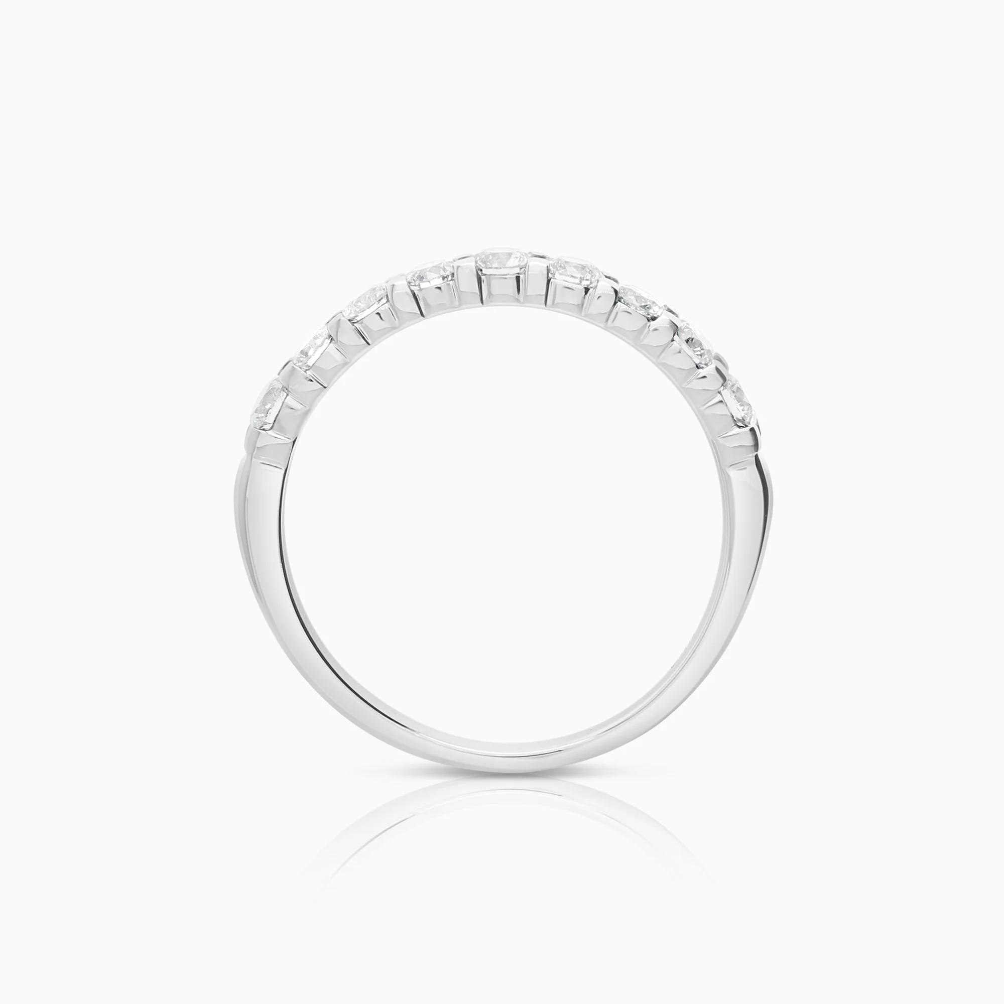Eternity ring 0.45ct 18K white gold - Image 2