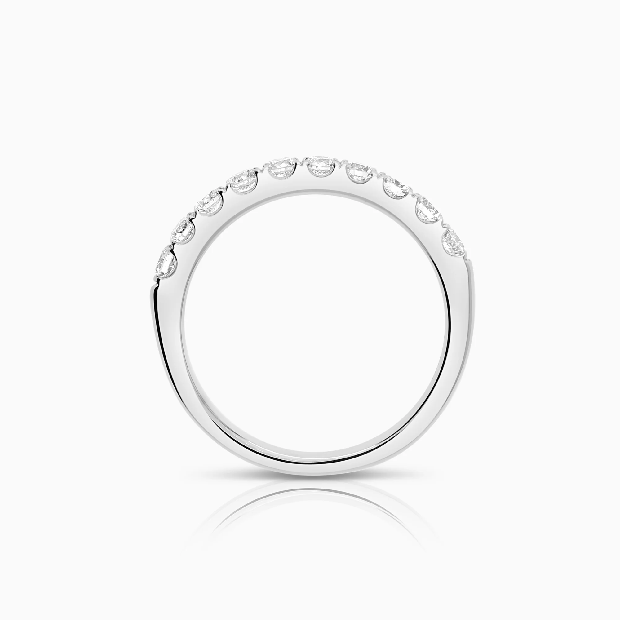 Eternity Ring 0.50 ct 3.93 g, 18K white gold. - Image 2