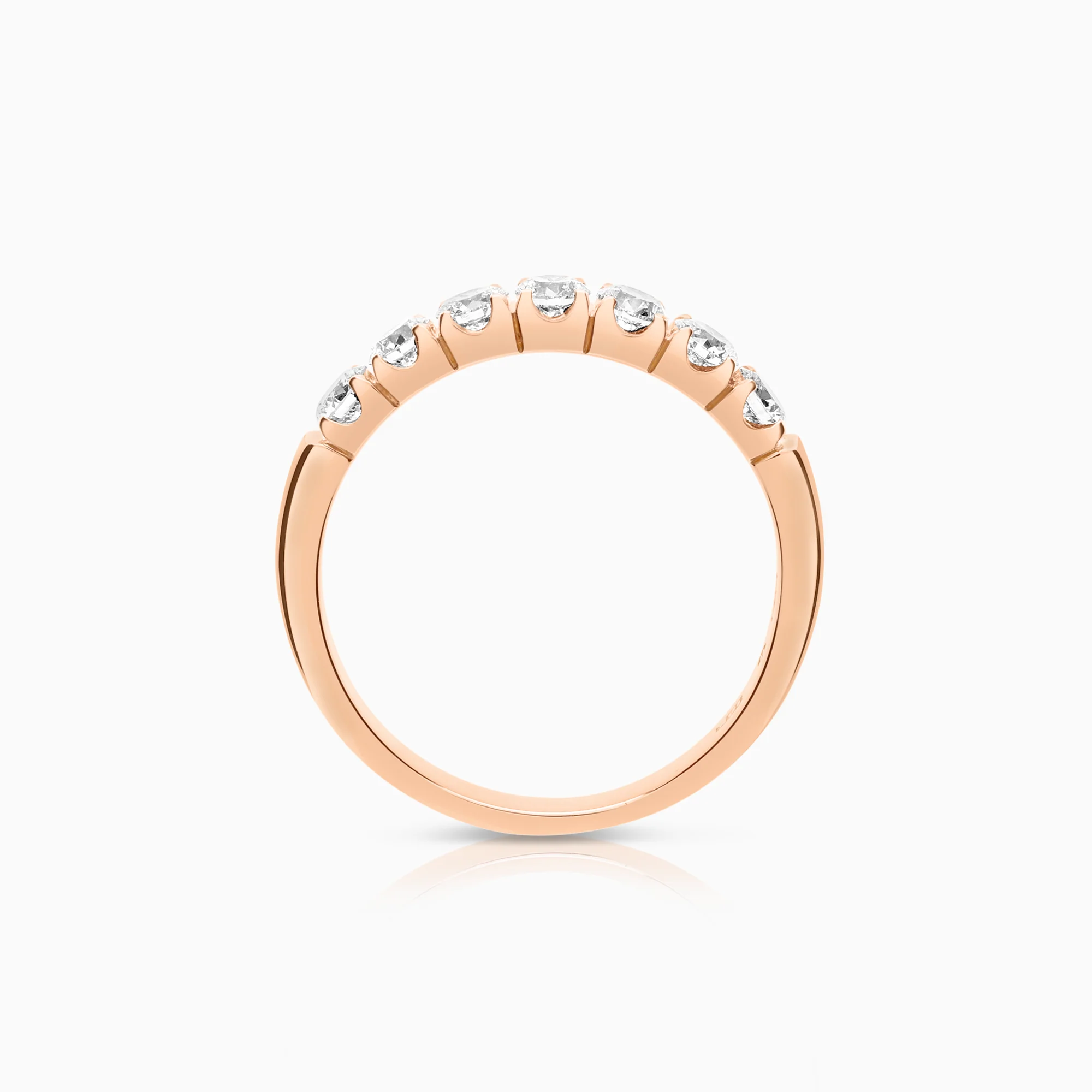 Eternity Ring 0.63ct 18K rose gold - Image 3