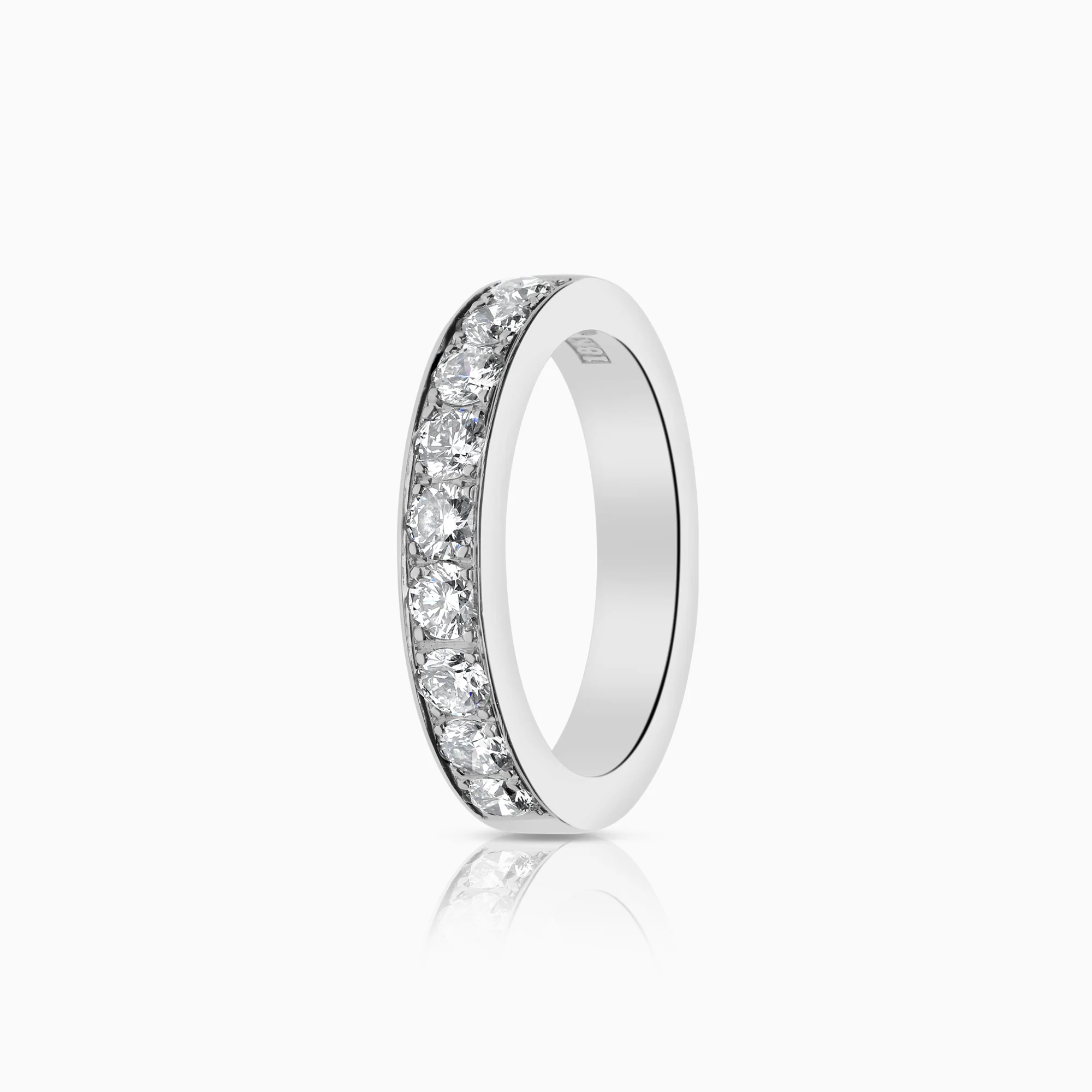 Eternity Ring 0.72ct 18K white gold
