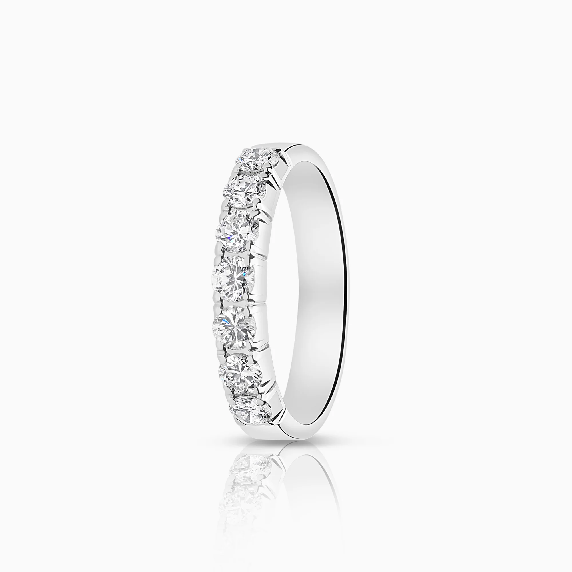Eternity Ring 0.81ct 18K white gold