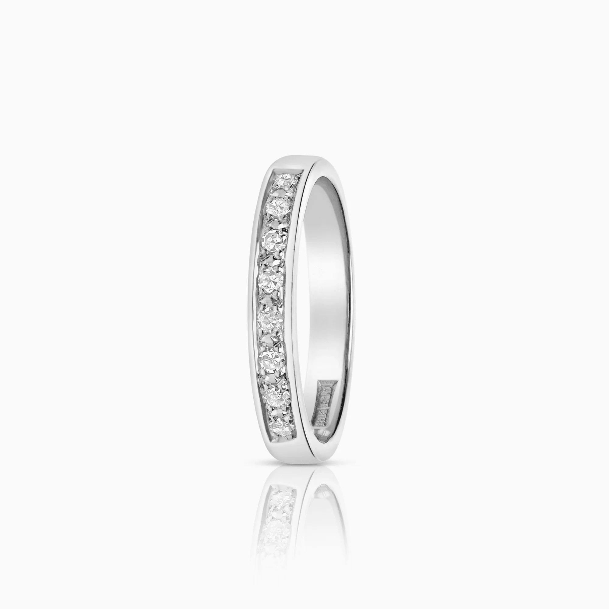 Eternity Ring 0.12ct 18K white gold