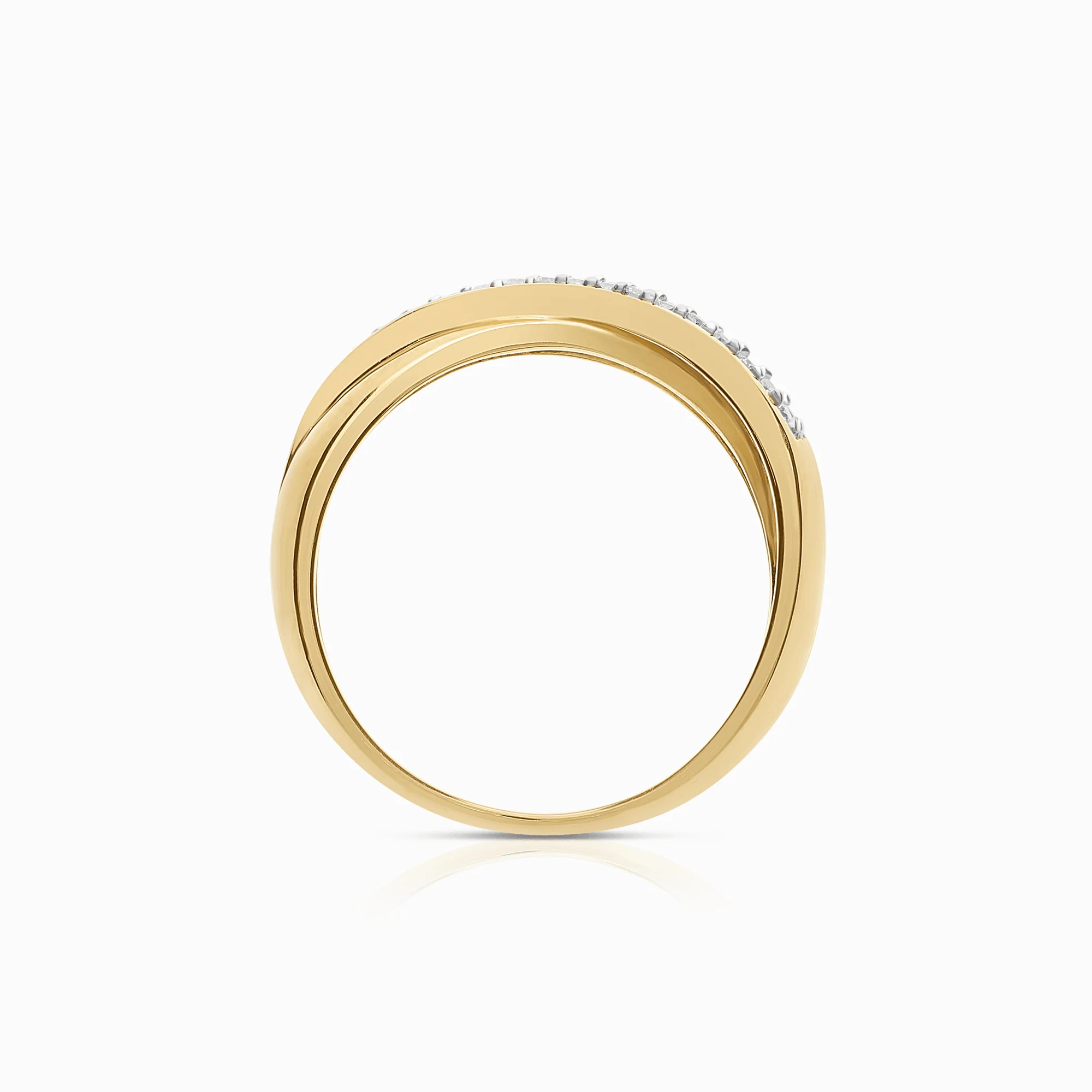 Eternity ring 0.14ct 18K gold - Image 3