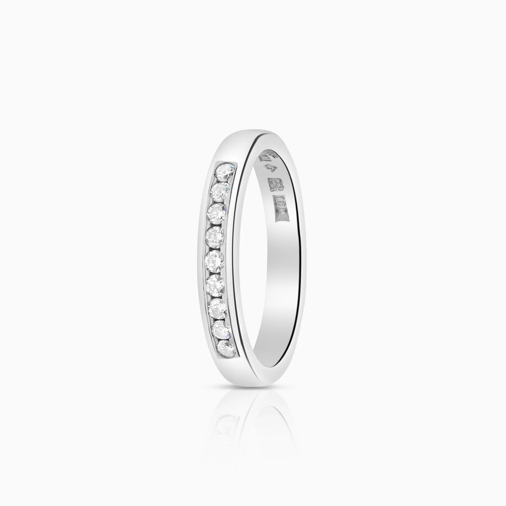Eternity ring 0.18ct 18K white gold