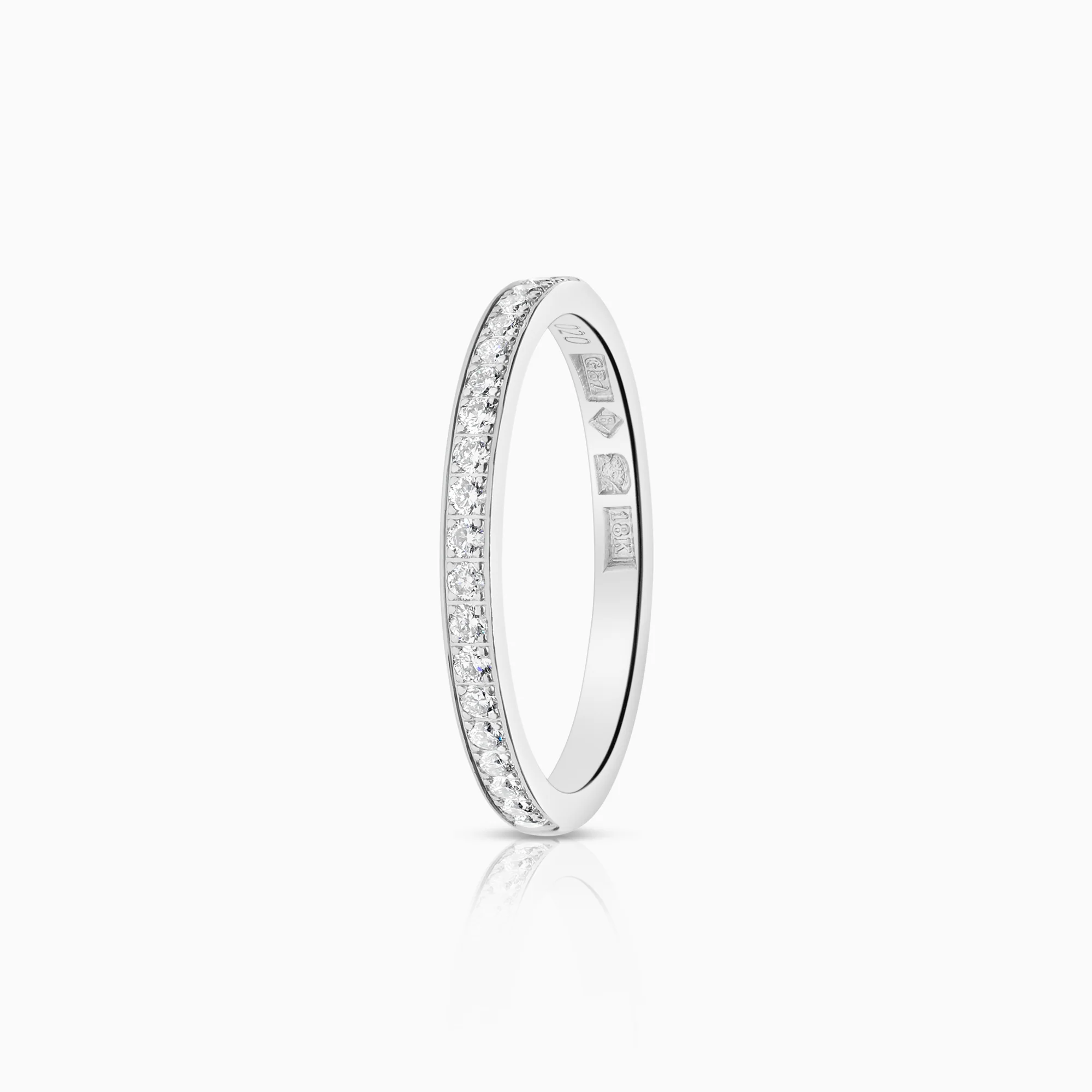 Eternity Ring 0.20ct 18K white gold