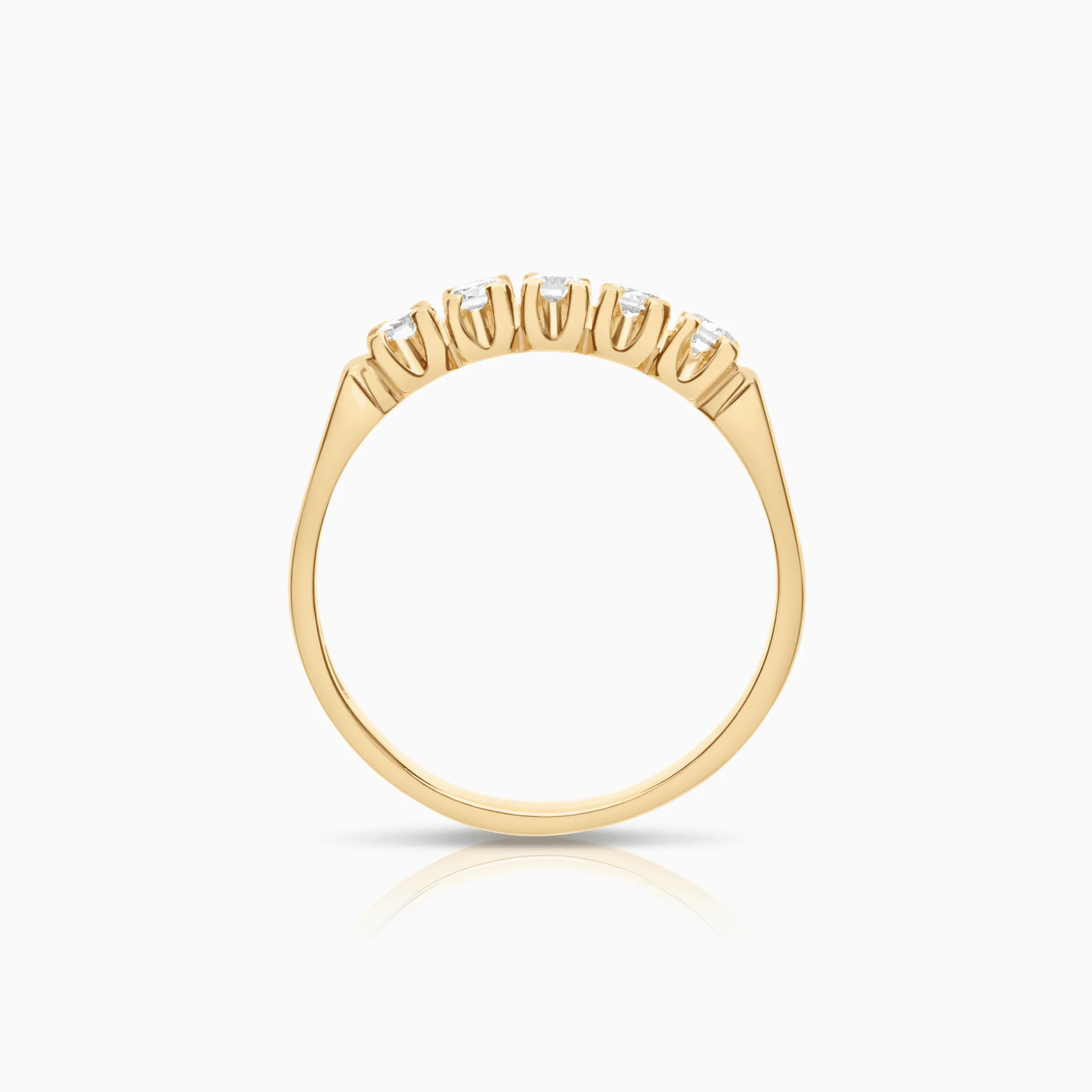 Eternity ring 0.30ct 18K gold - Image 2