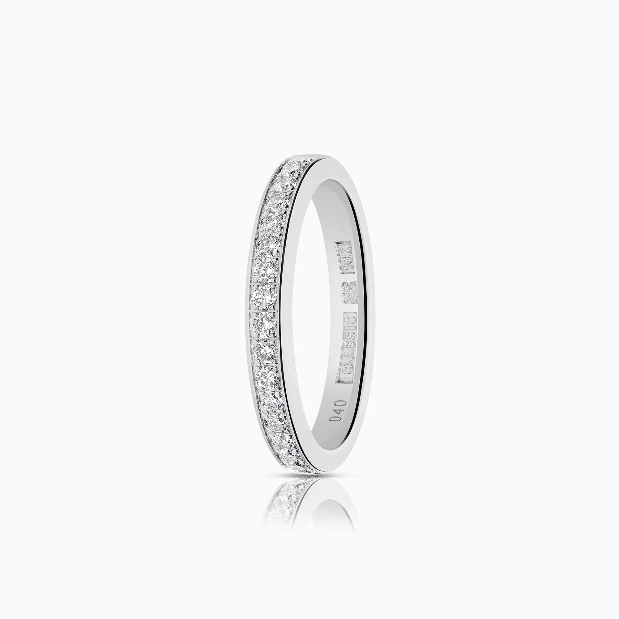 Eternity Ring 0.40ct 18K white gold