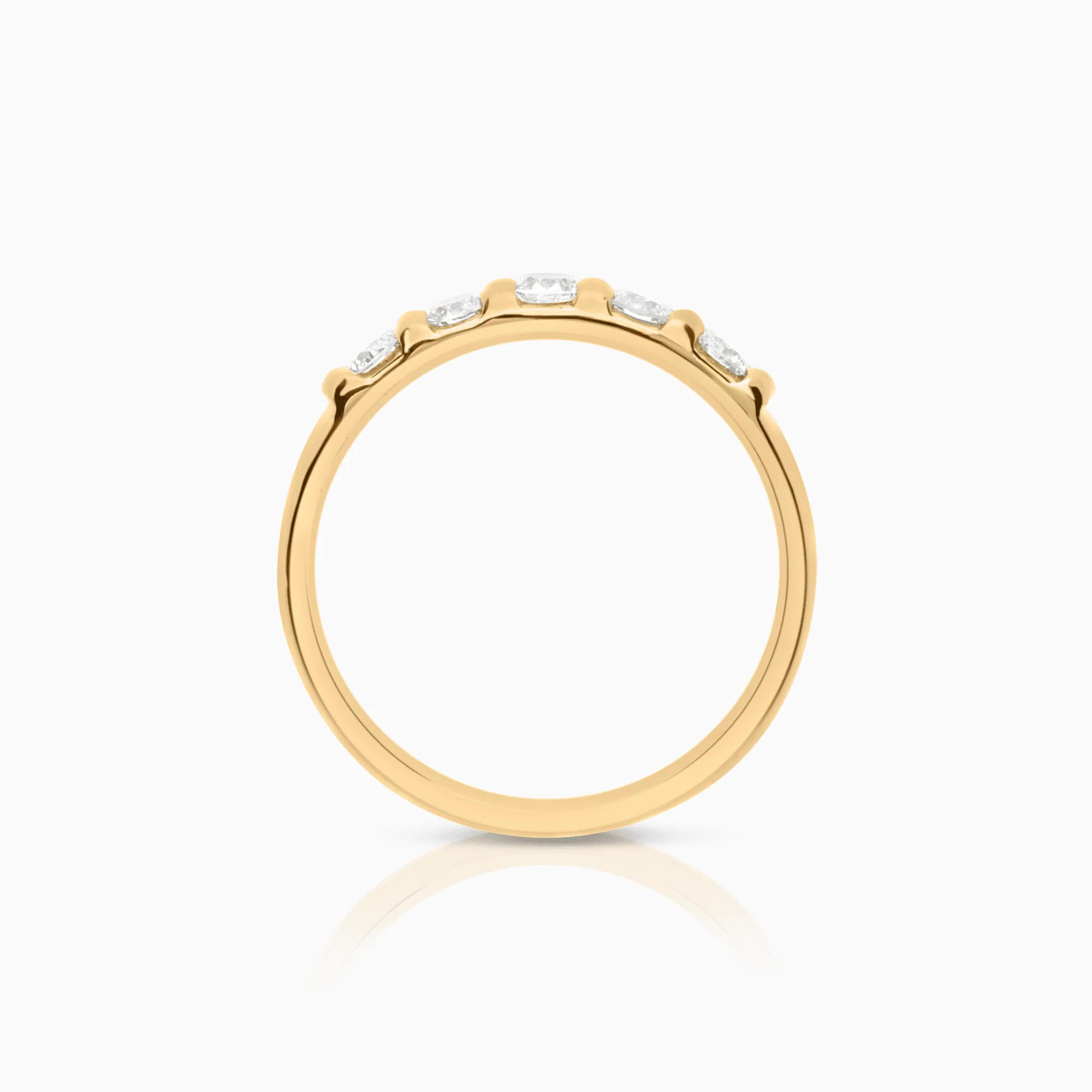 Eternity ring 0.42ct 18K gold - Image 2