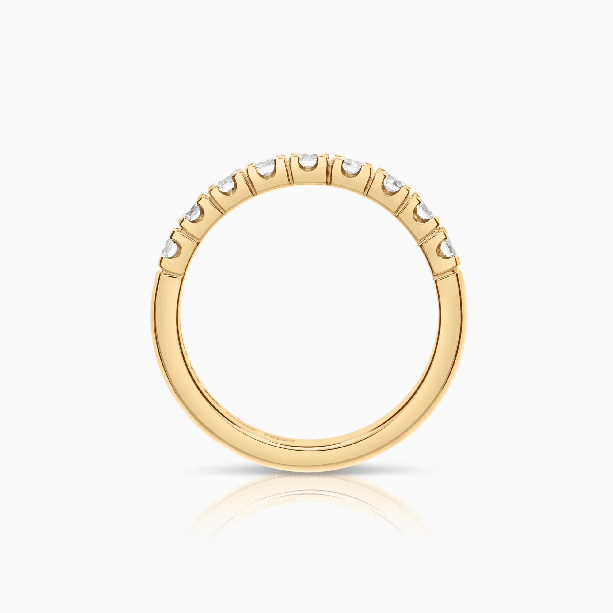 Eternity ring 0.45ct 18K gold - Image 2