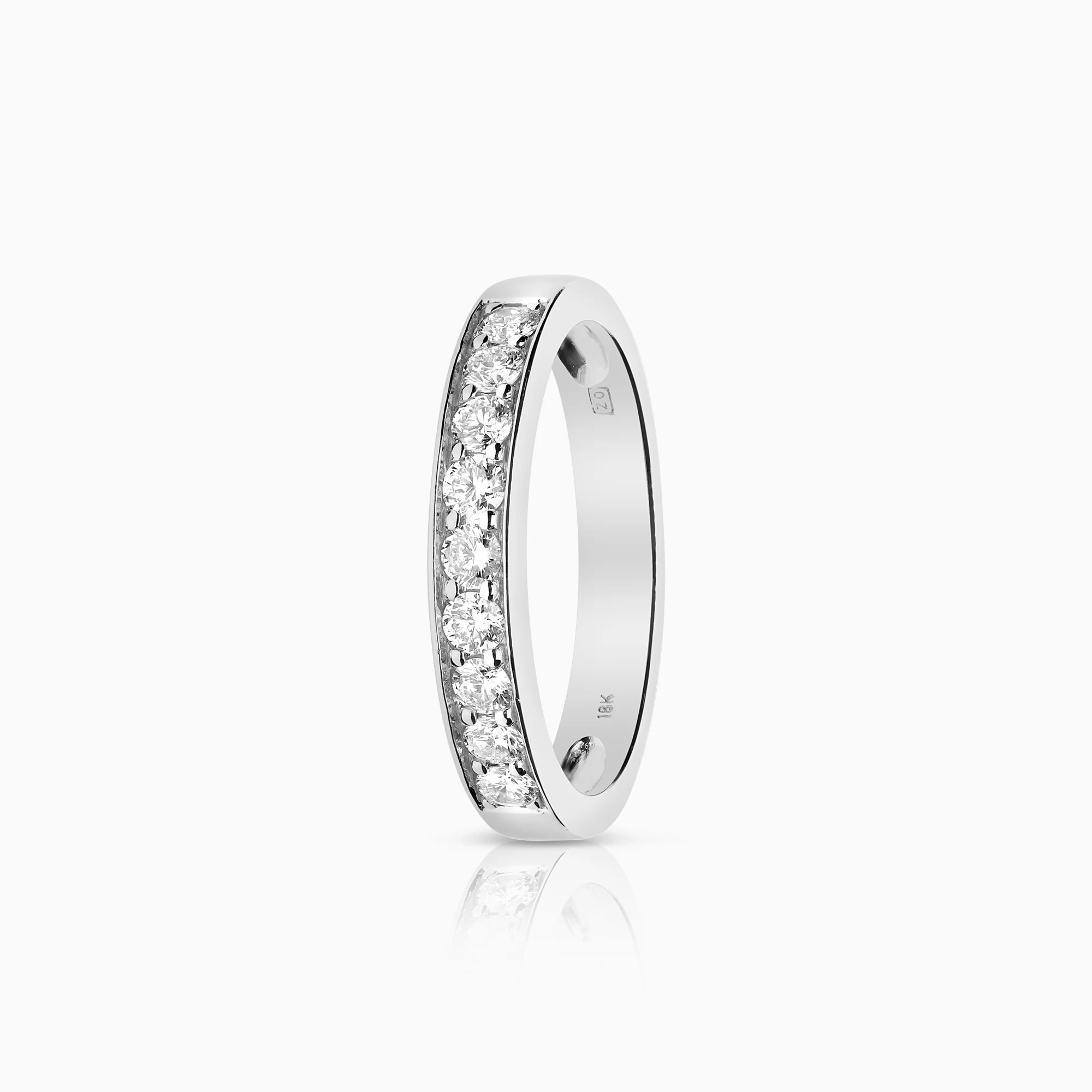 Eternity ring 0.45ct 18K white gold