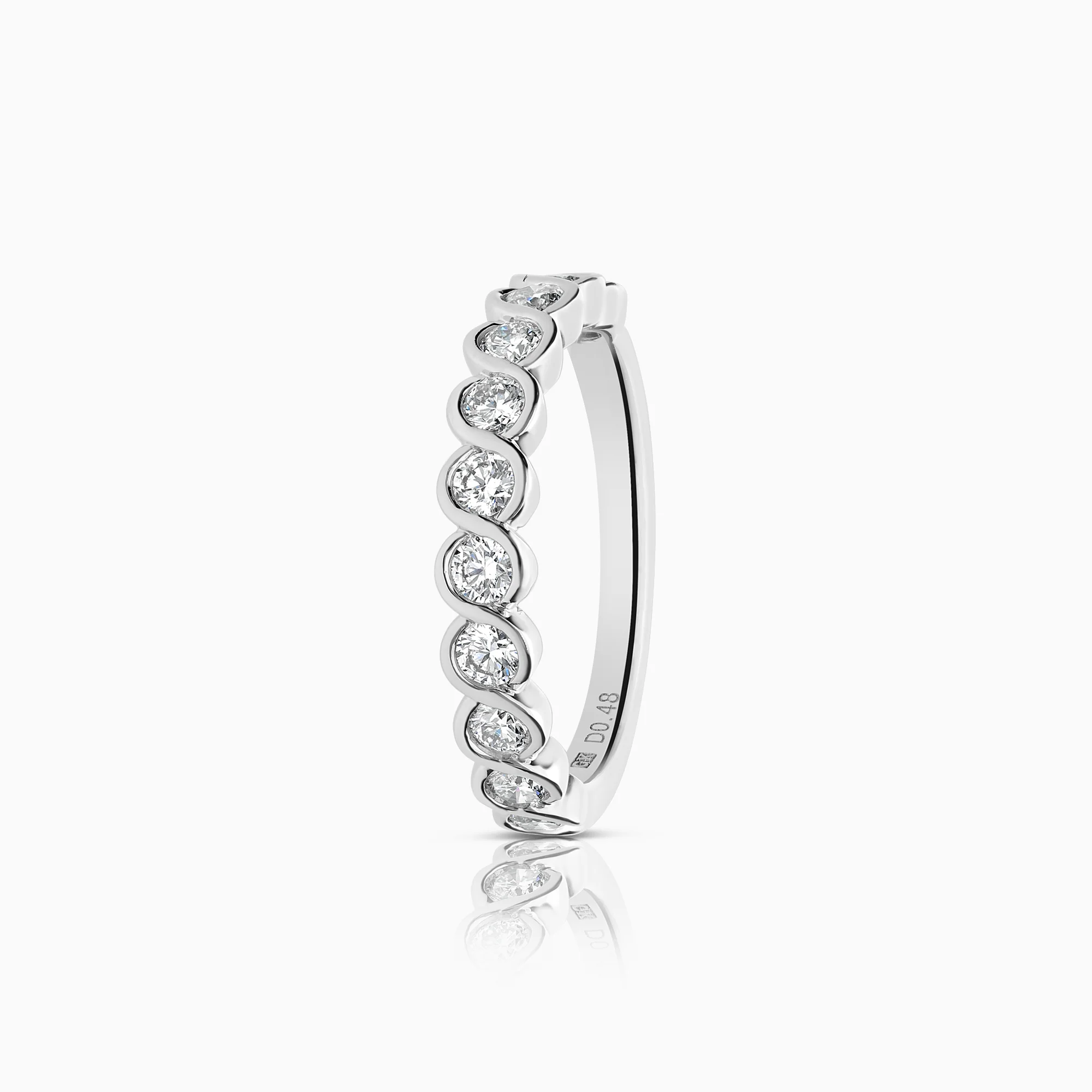 Eternity ring 0.48ct 18K white gold