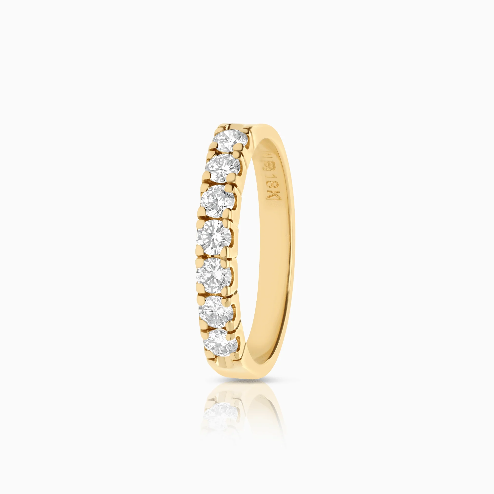 Eternity ring 0.49ct 18K