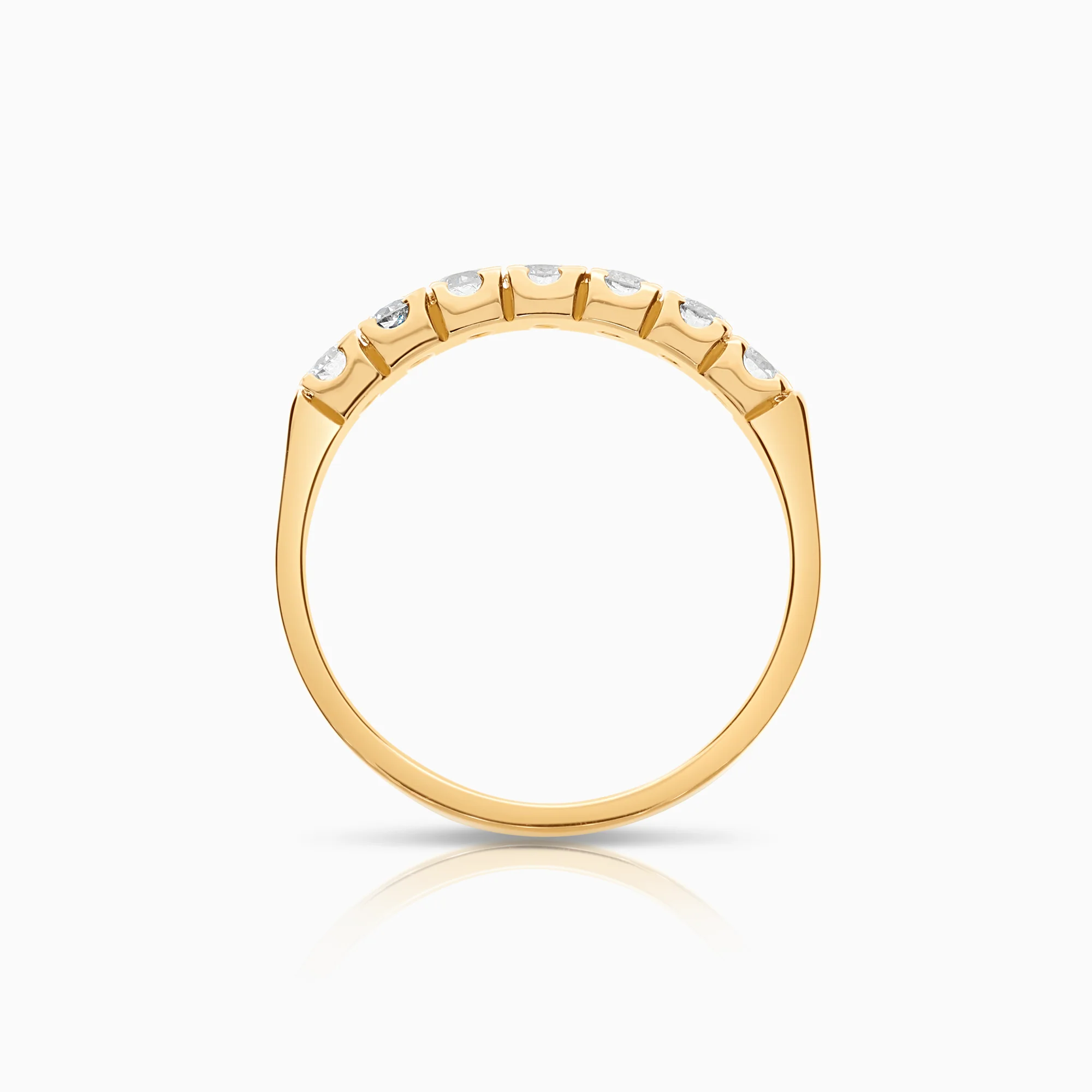 Eternity ring 0.49ct 18K gold - Image 2