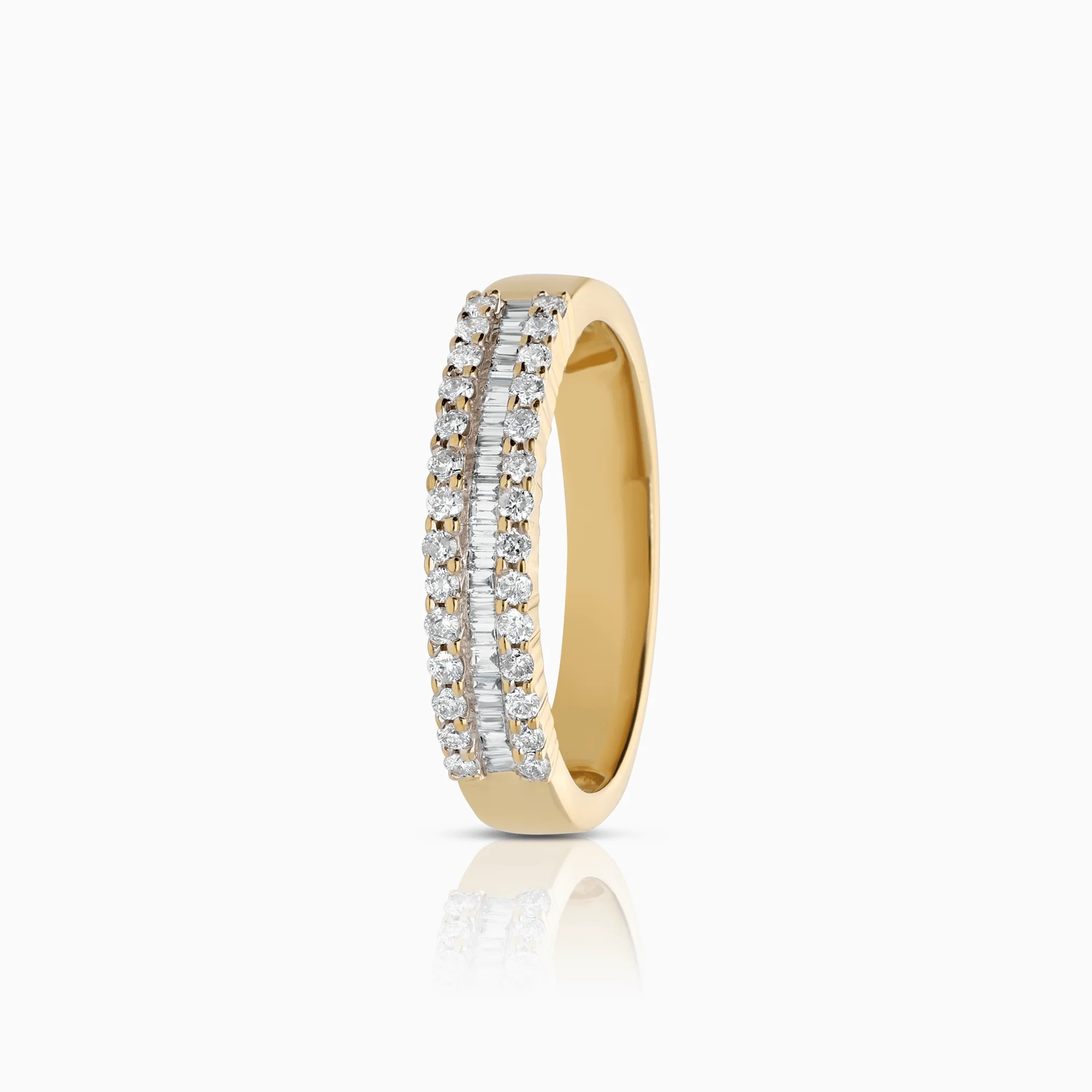 Eternity ring 0.62ct 18K yellow gold