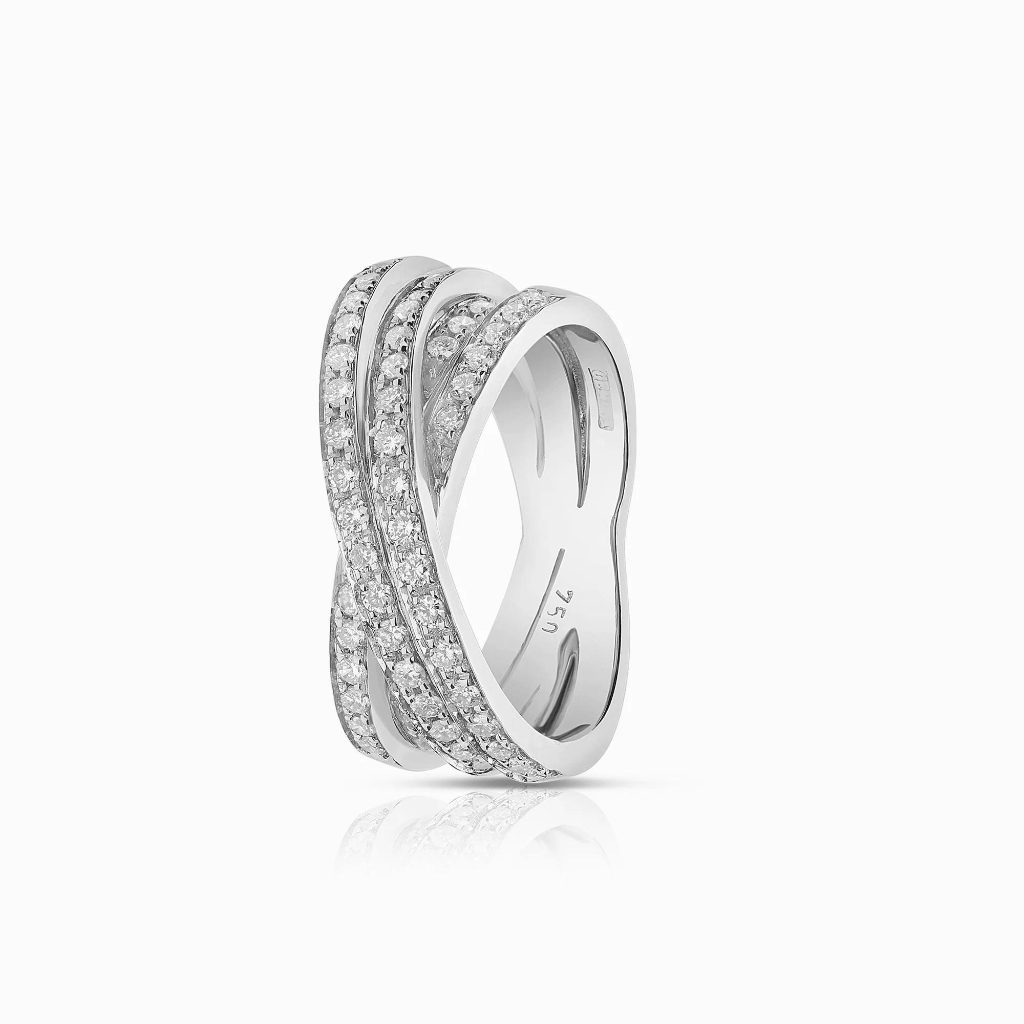 Eternity Ring 0.65ct 18K white gold