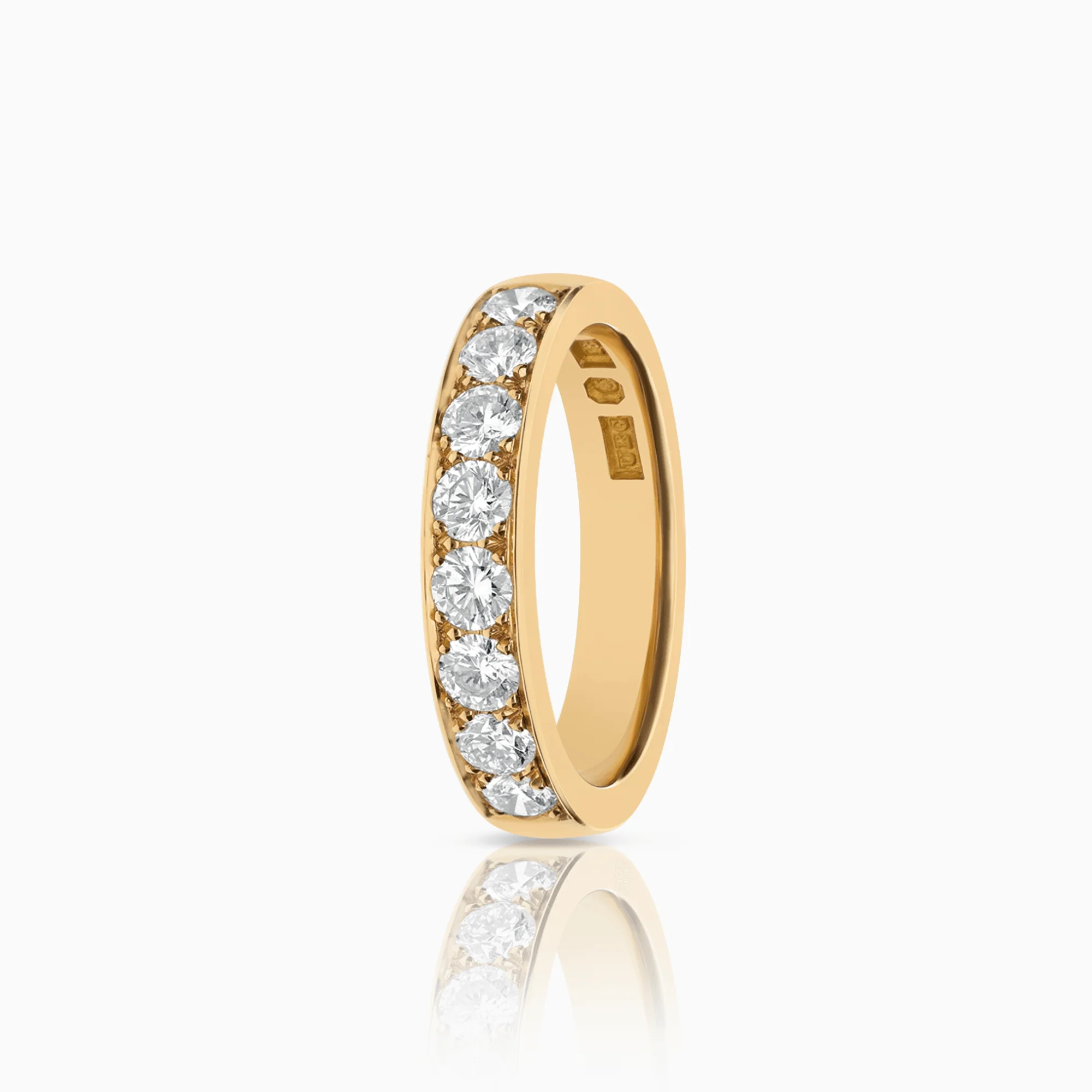 Eternity ring 0.80ct 18K gold