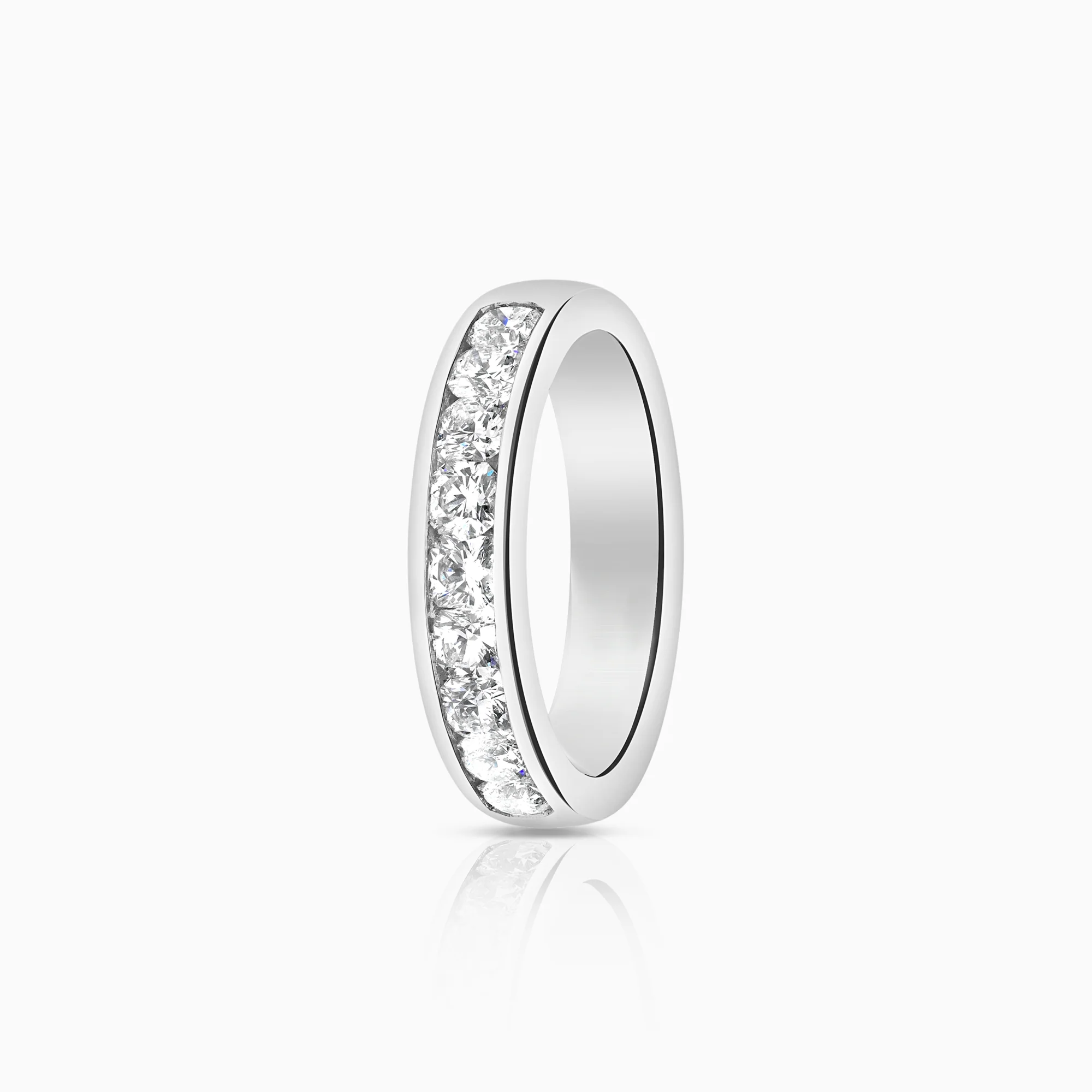 Eternity Ring 0.88ct 18K white gold