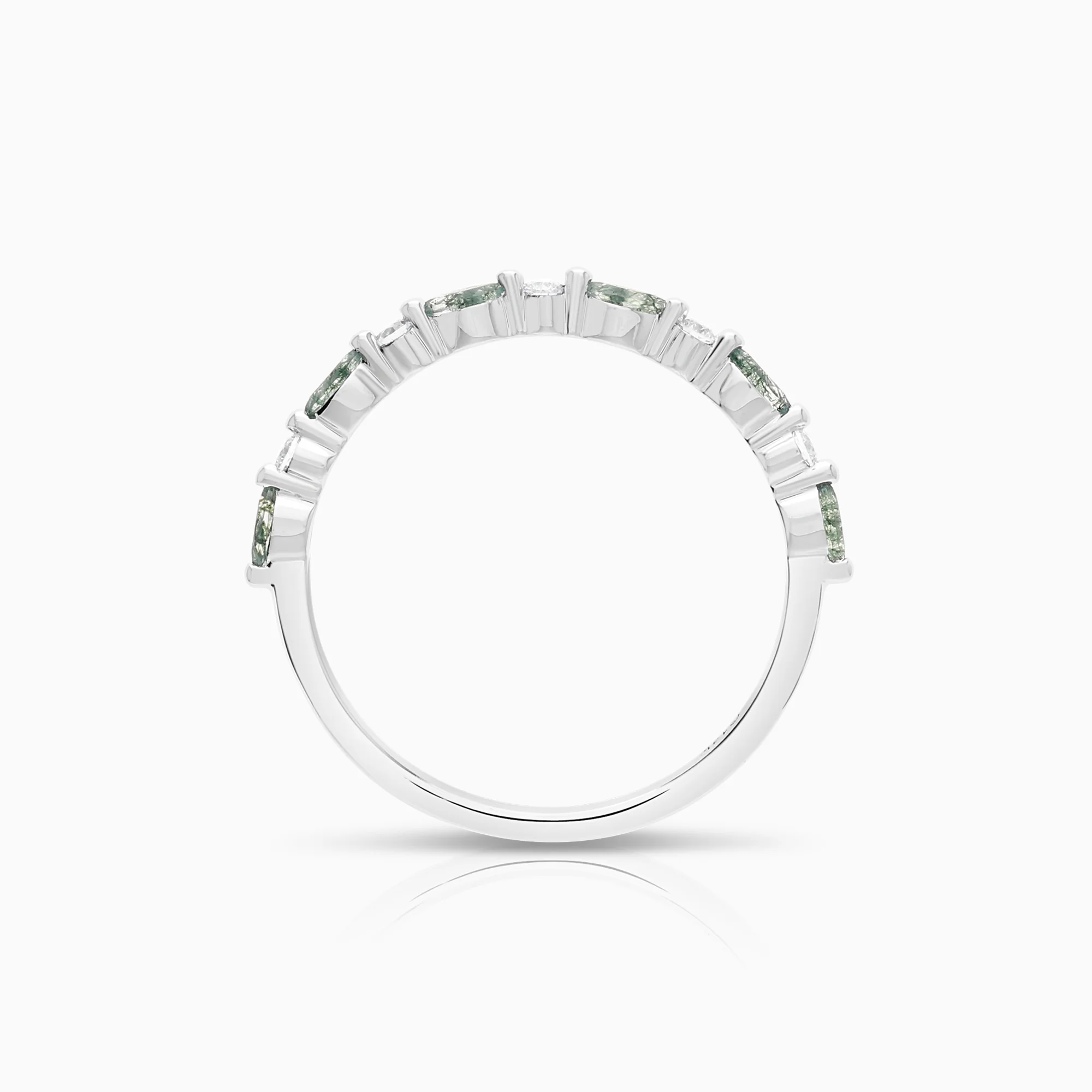 Eternity Ring 1.15g 14K white gold - Image 2