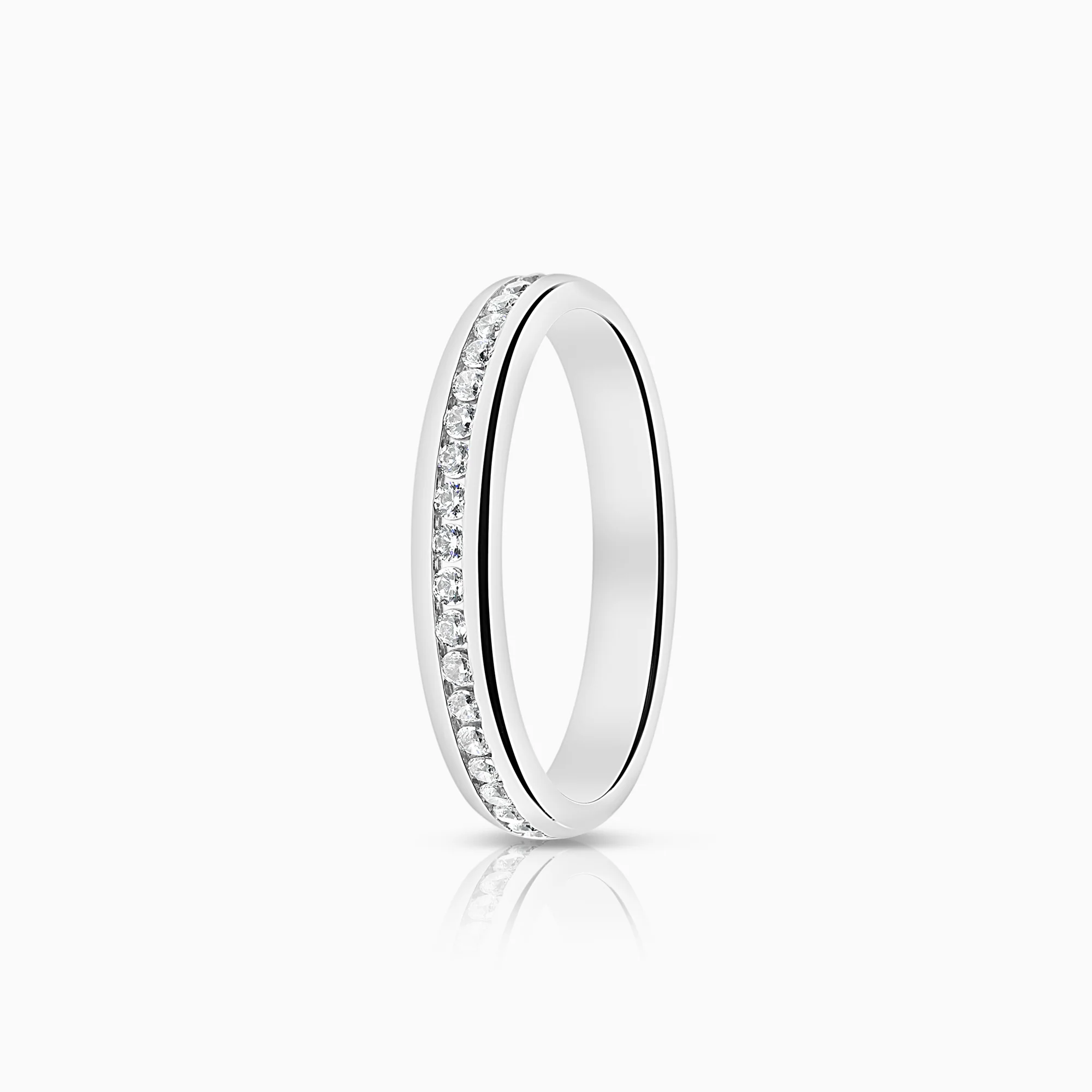 Eternity Ring with cubic zirconia 1.77g 14K white gold