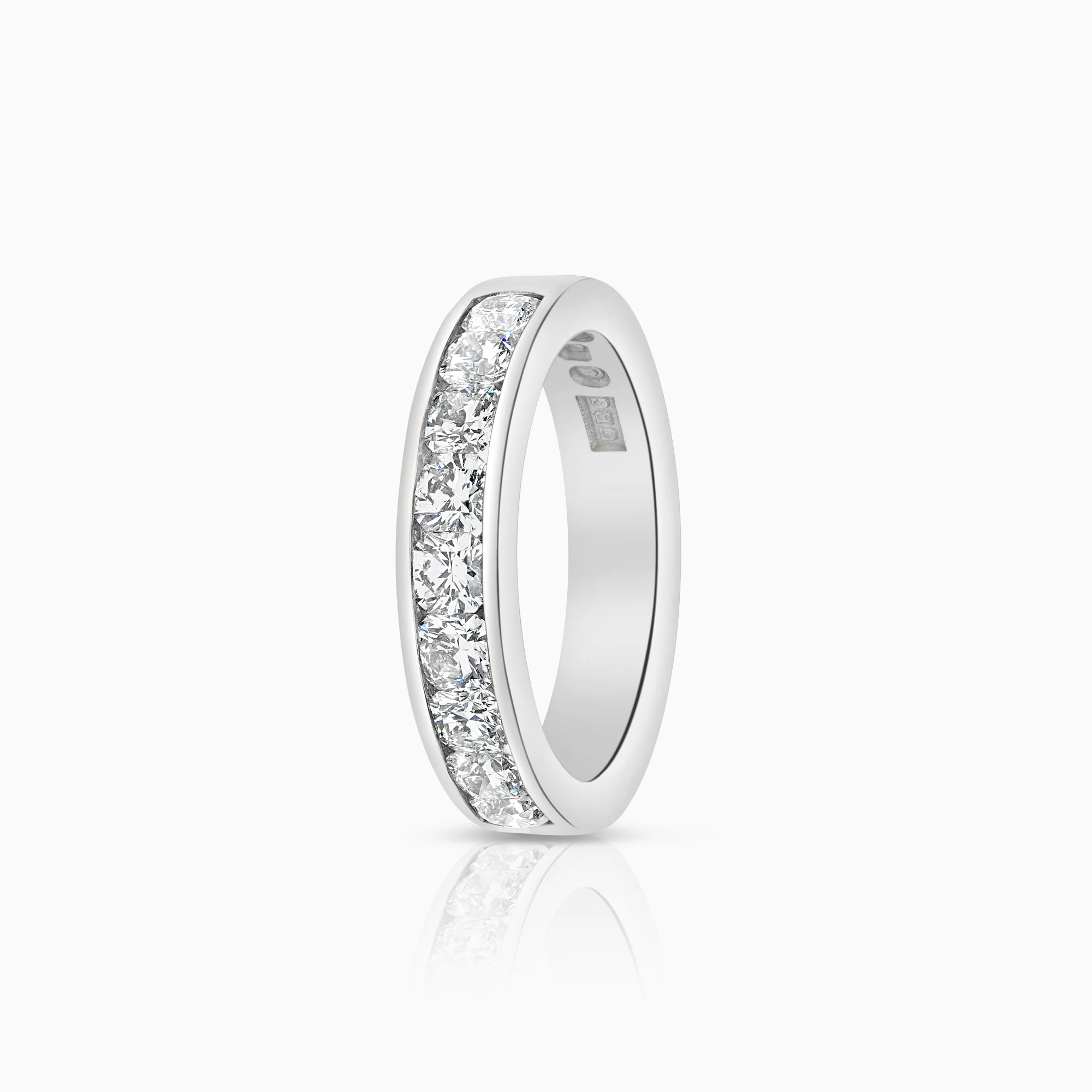 Eternity ring 1.03ct 18K white gold