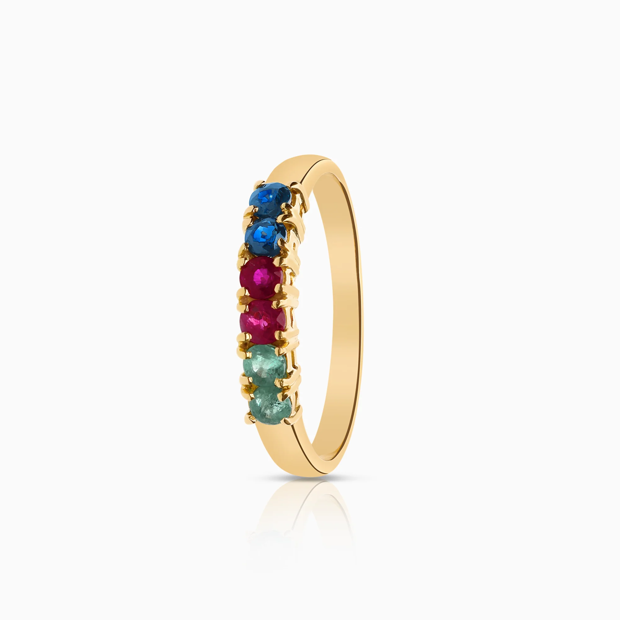 Eternity Ring gemstones 2.50g 18K gold