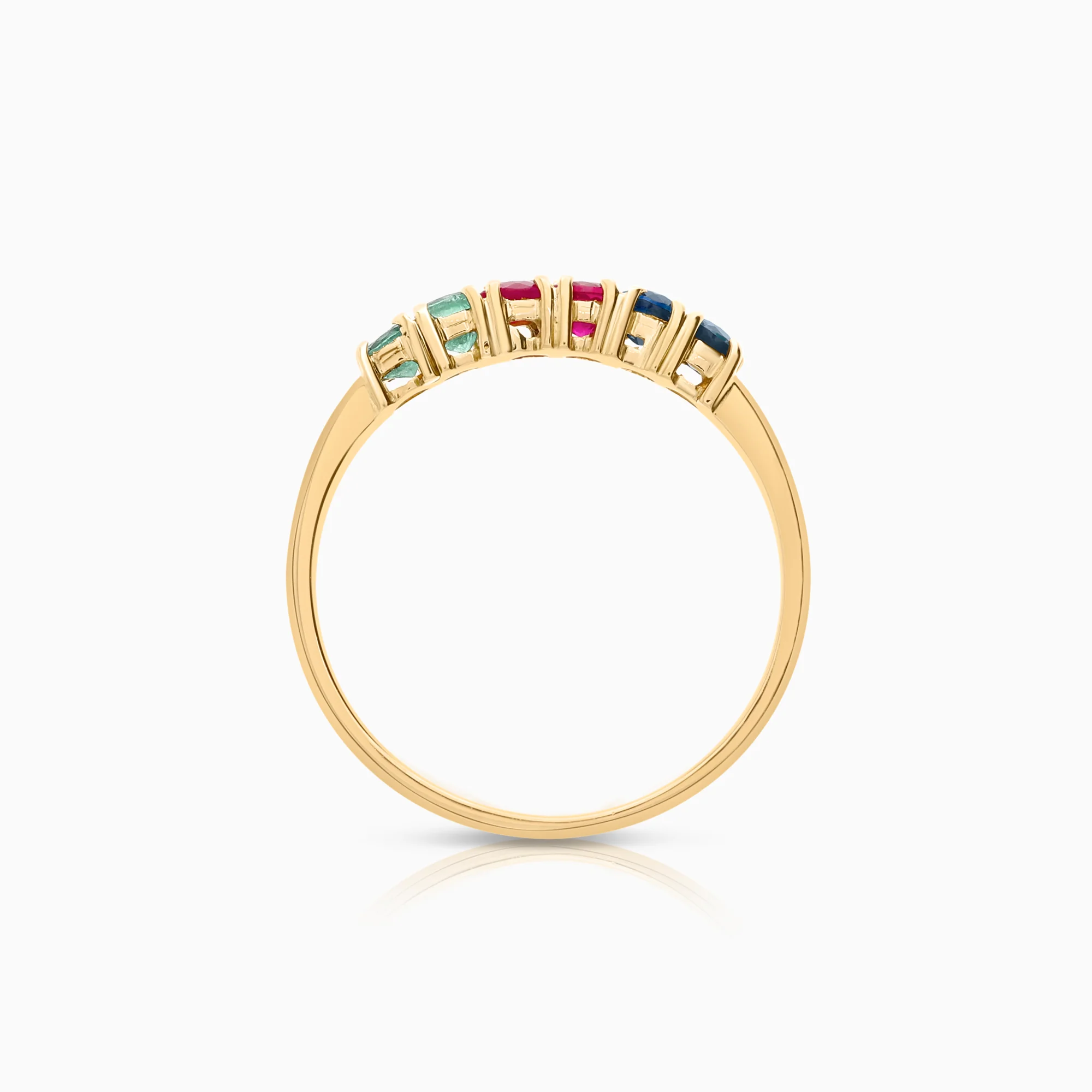 Eternity Ring gemstones 2.50g 18K gold - Image 2