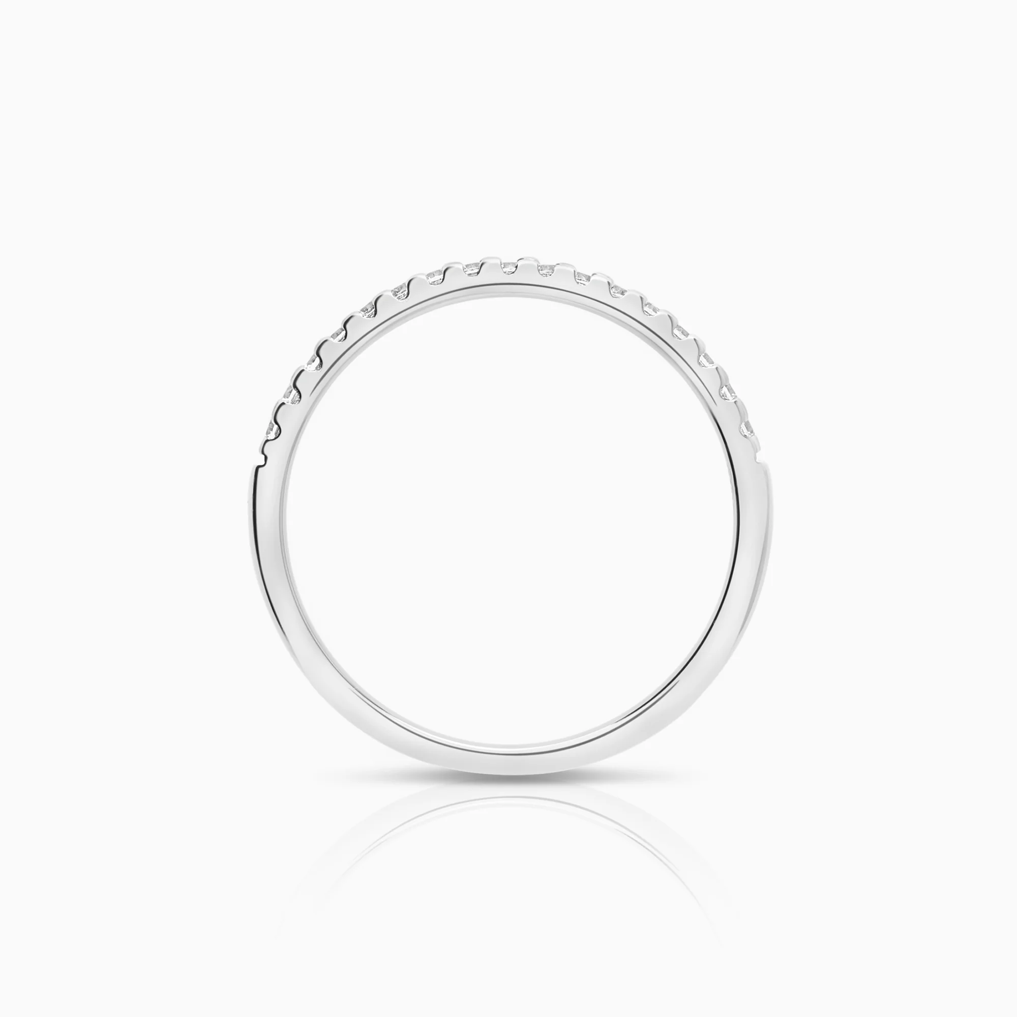 Eternity Ring cubic zirconia 14K white gold - Image 2