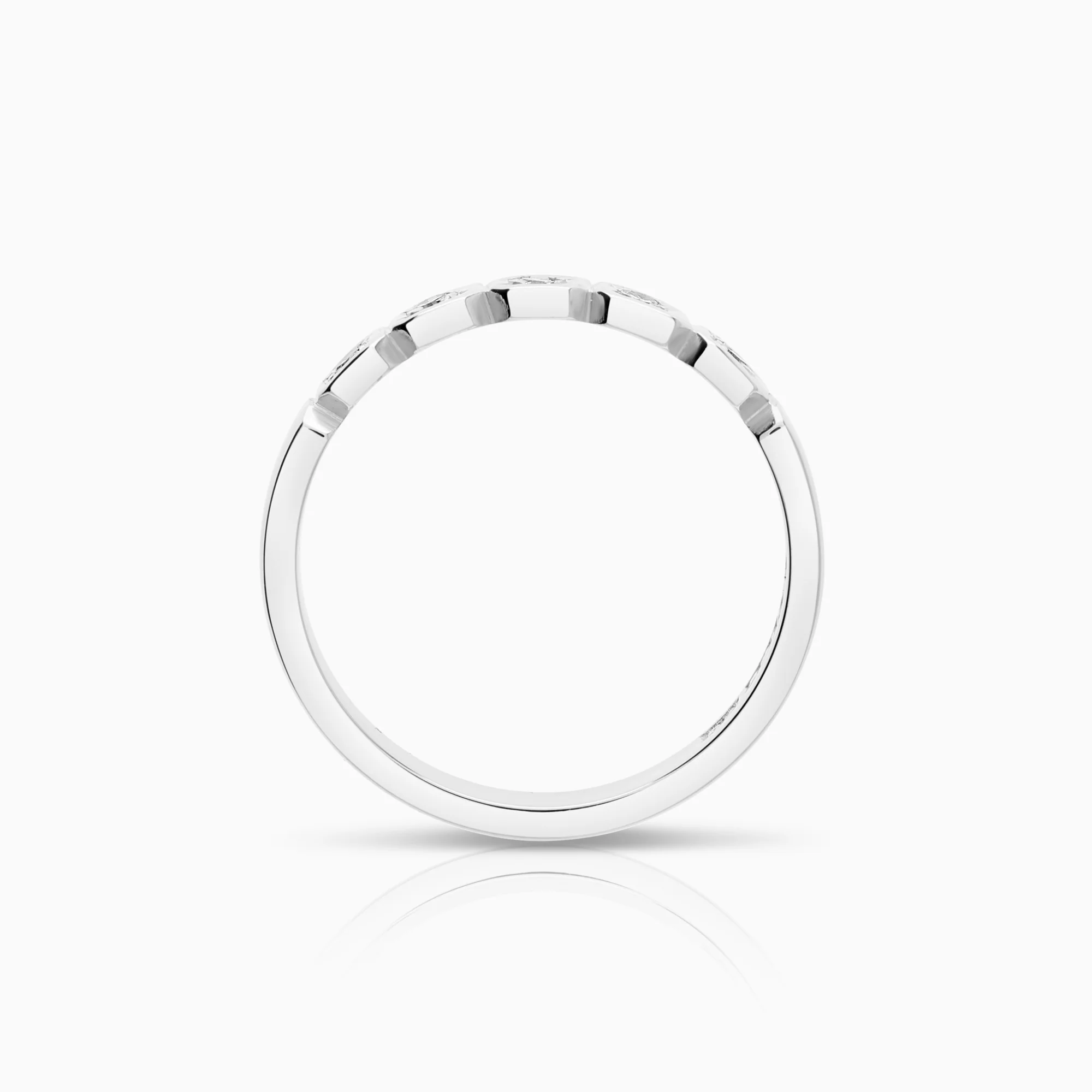 Eternity Ring diamonds 0.10 ct 18K white gold - Image 2