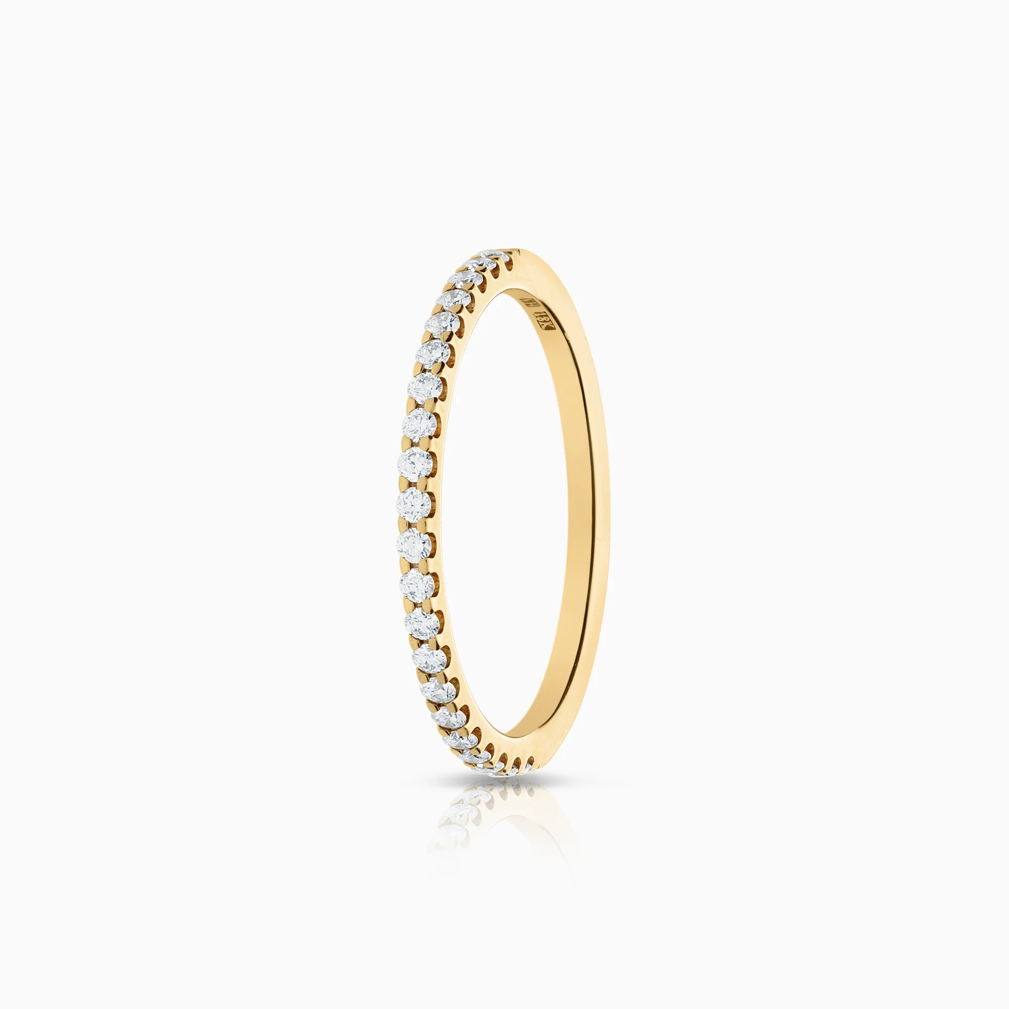 Eternity Ring lab-grown diamonds 0.21ct 18K gold